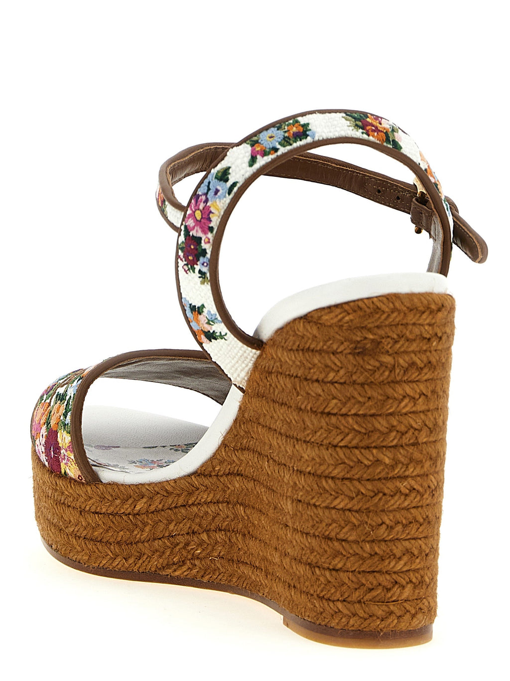 Dolce & Gabbana Multicolor Polyamide Wedge Sandals