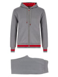 Kiton Gray Cotton Sweatsuit Kiton