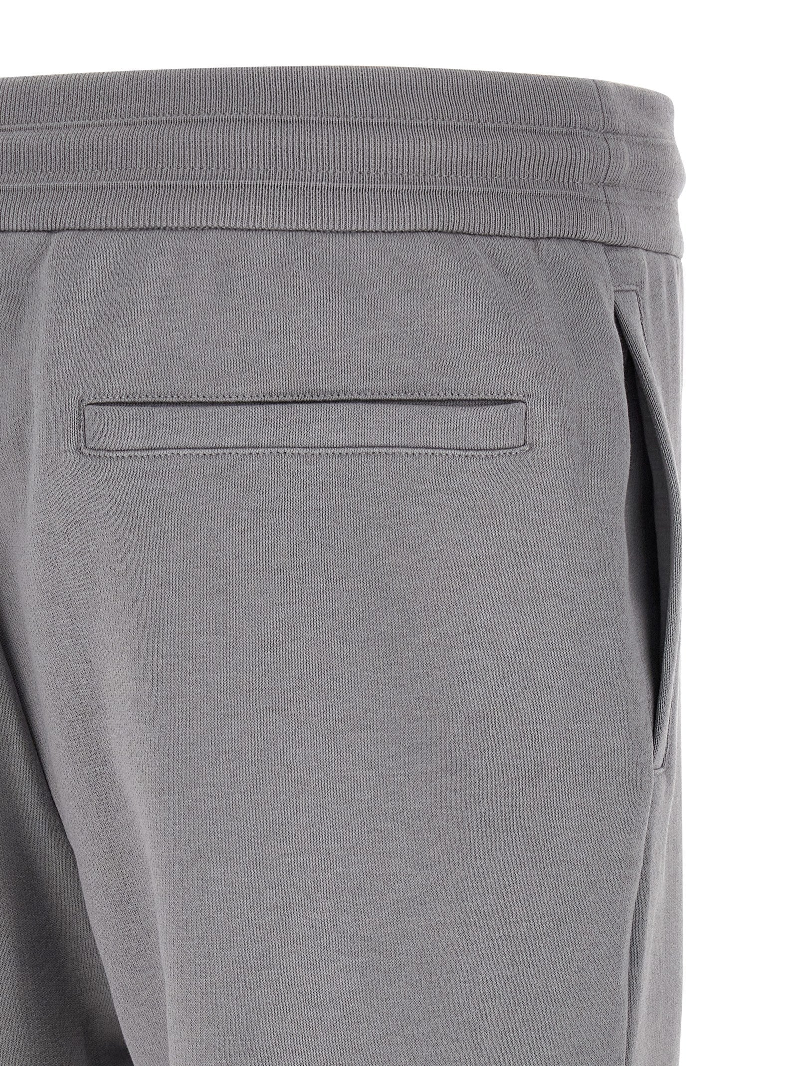 Kiton Gray Cotton Sweatsuit Kiton