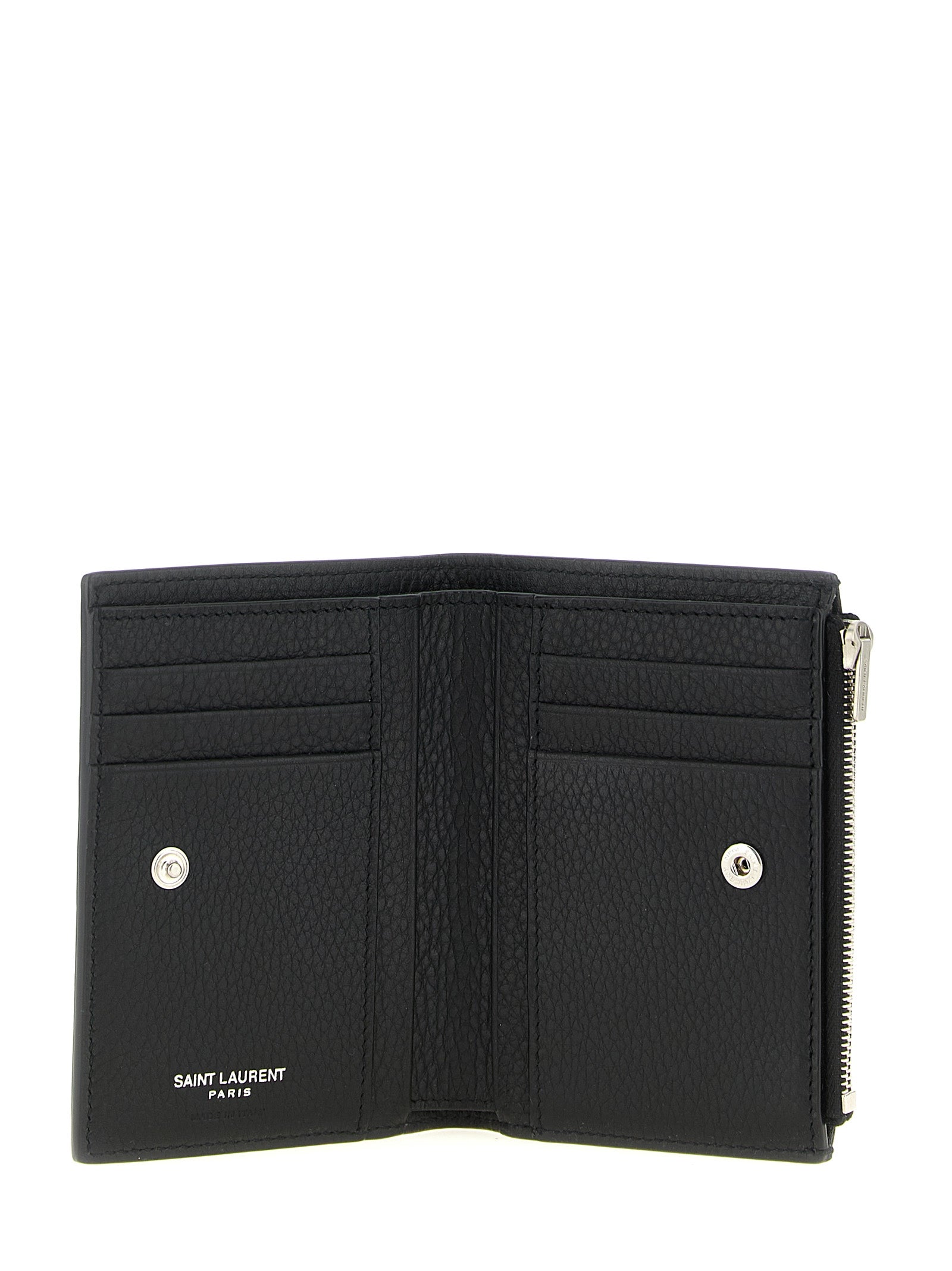 Saint Laurent Black Calfskin Wallet Saint Laurent