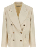 Dries Van Noten Beige Cotton Blazer Dries Van Noten