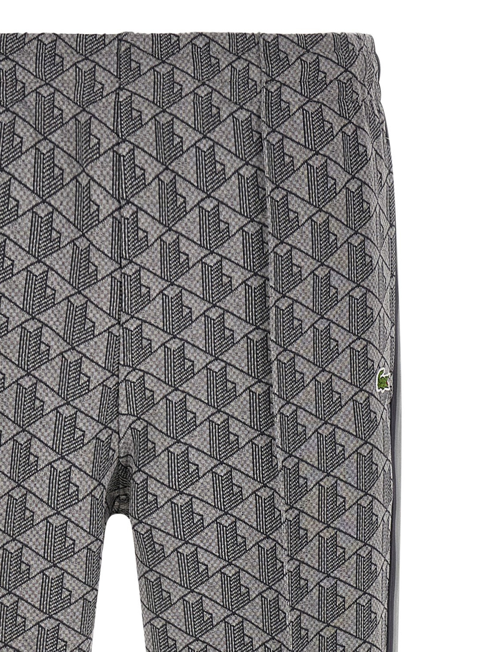 Lacoste Gray Polyester Joggers (Workout Pants) Lacoste