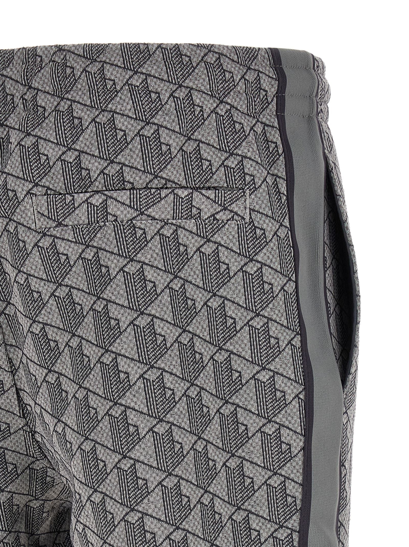Lacoste Gray Polyester Joggers (Workout Pants) Lacoste