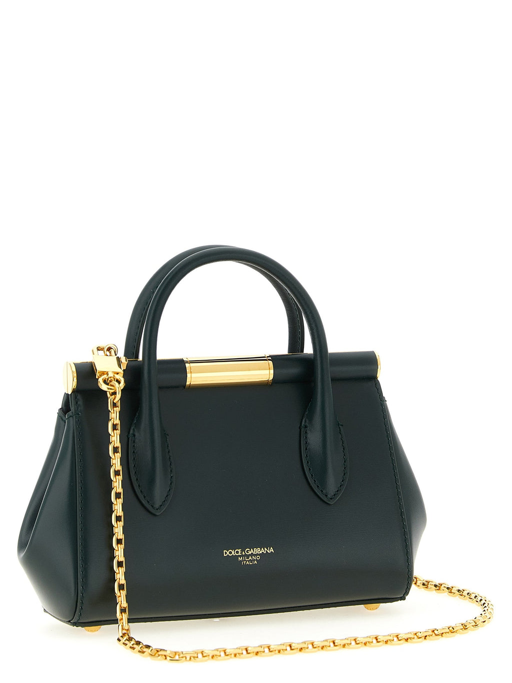 Dolce & Gabbana Bicolor Calfskin Handbag Dolce & Gabbana