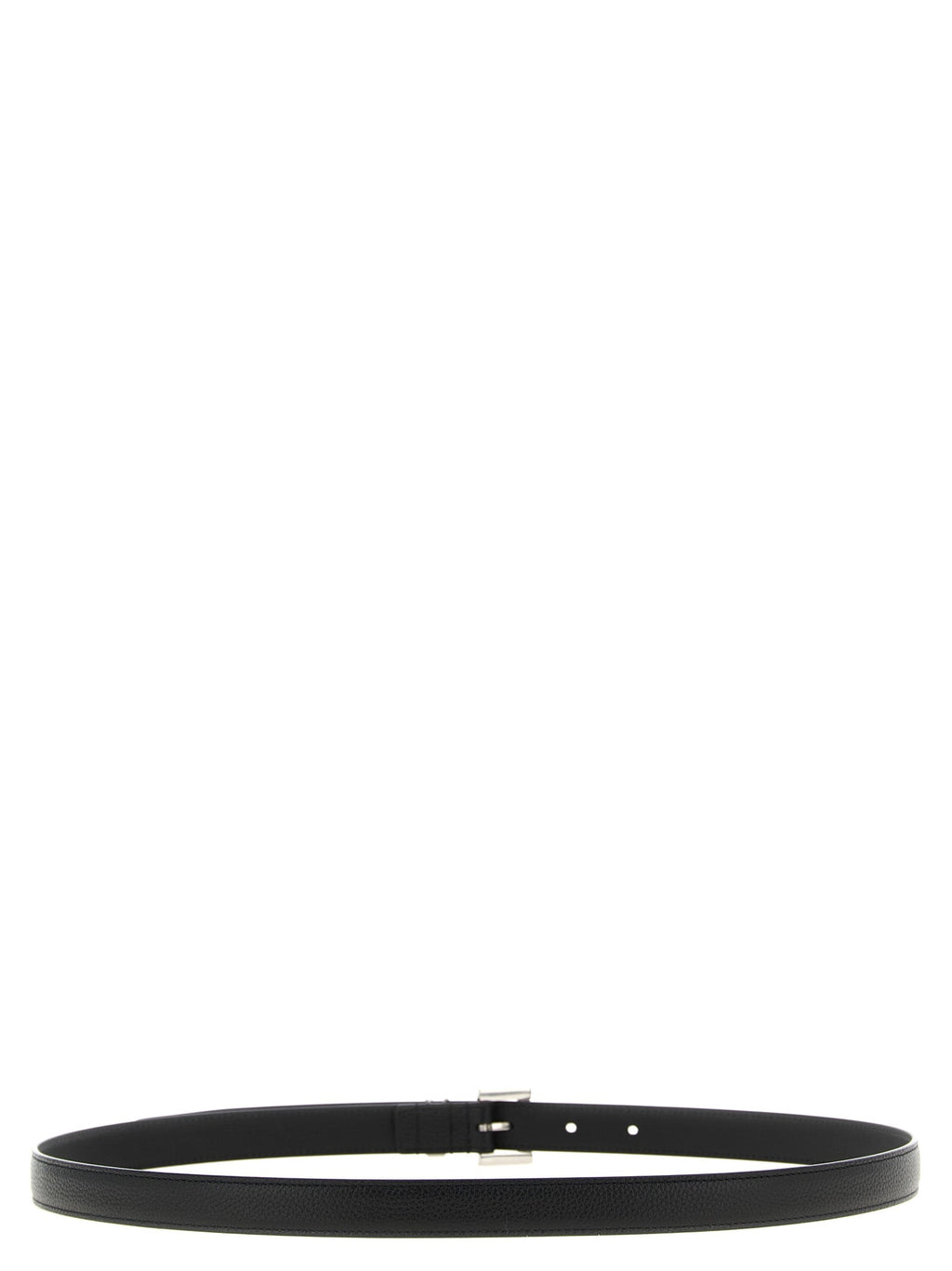 Saint Laurent Black Calfskin Regular Belt Saint Laurent