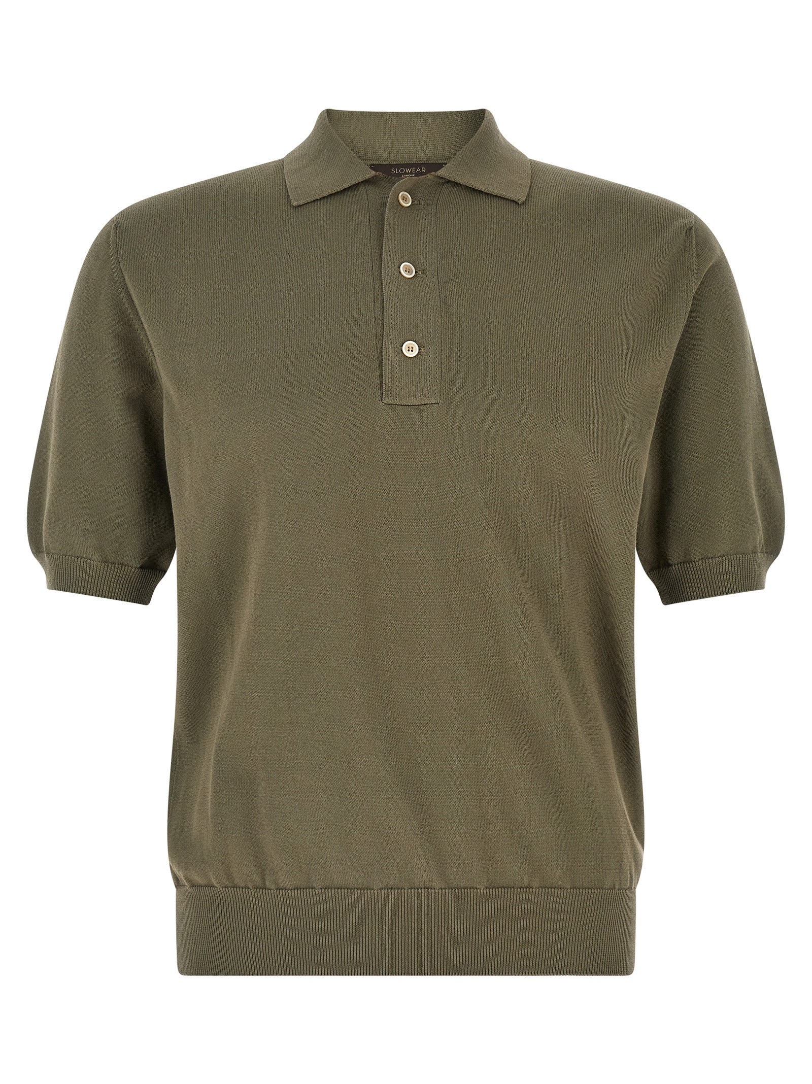 ZANONE Bicolor Cotton Polo Shirt