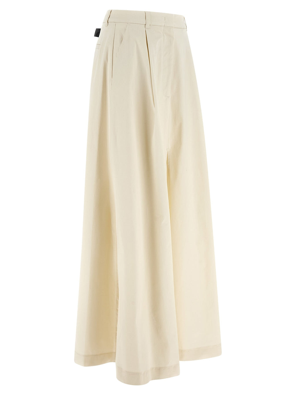 THELATEST Beige Cotton Mini Skirt