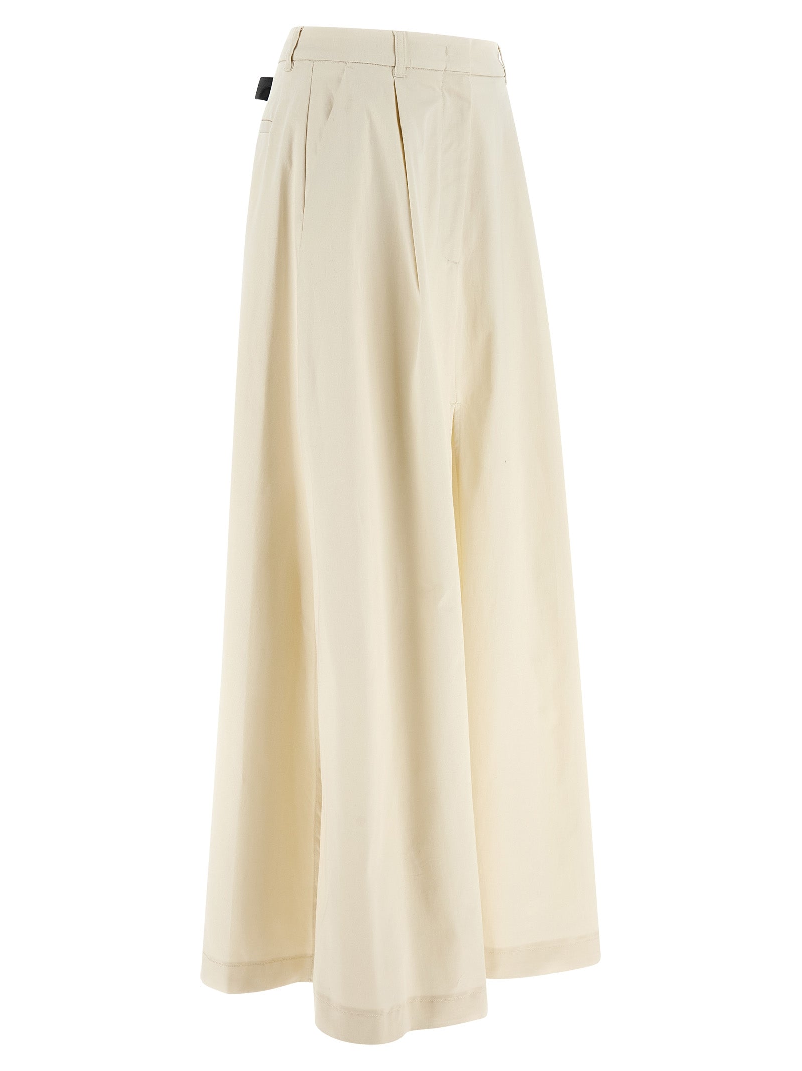 THELATEST Beige Cotton Mini Skirt