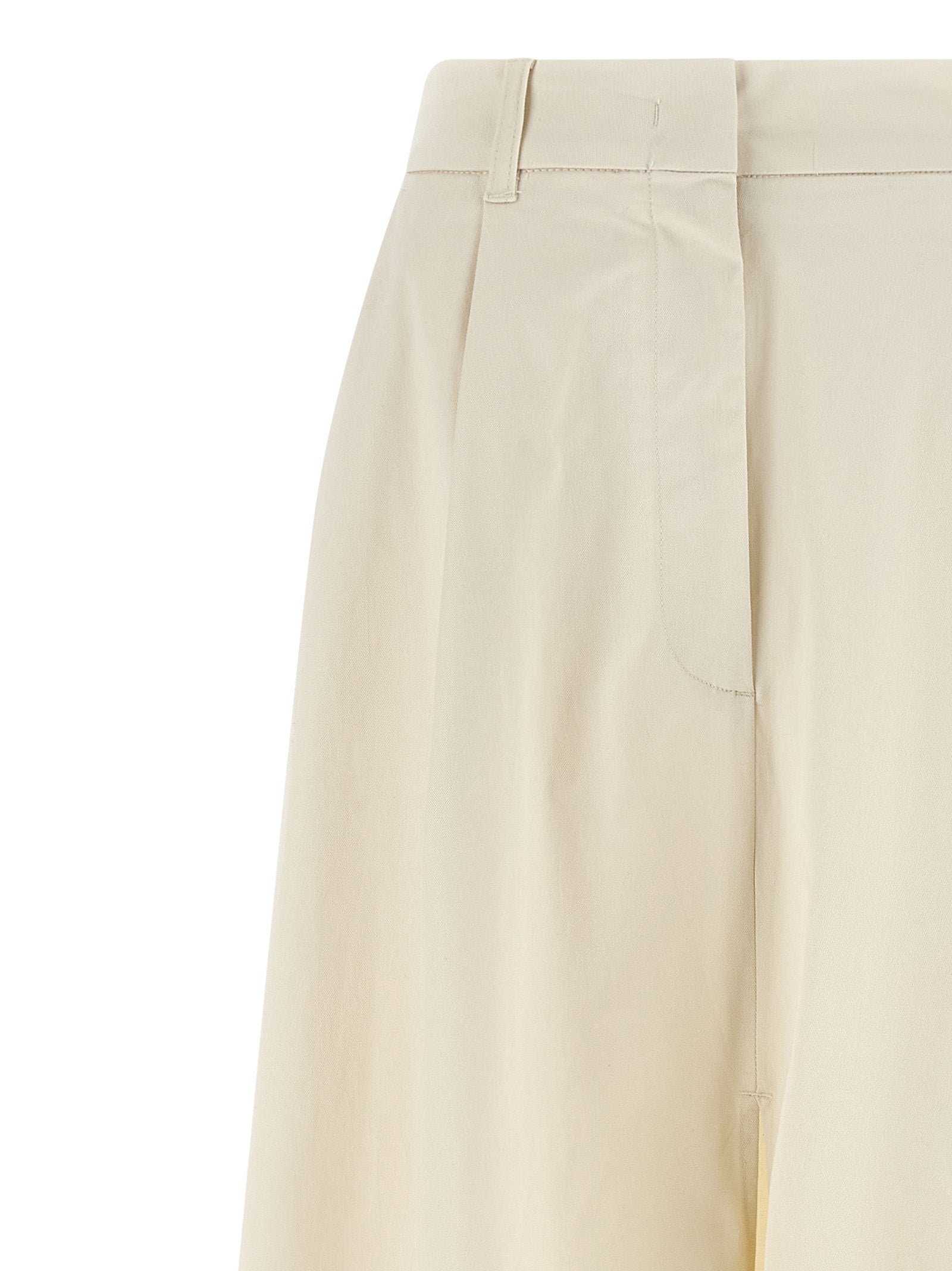 THELATEST Beige Cotton Mini Skirt