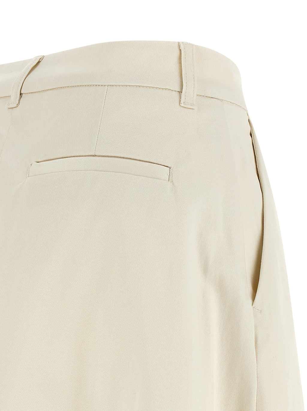 THELATEST Beige Cotton Mini Skirt