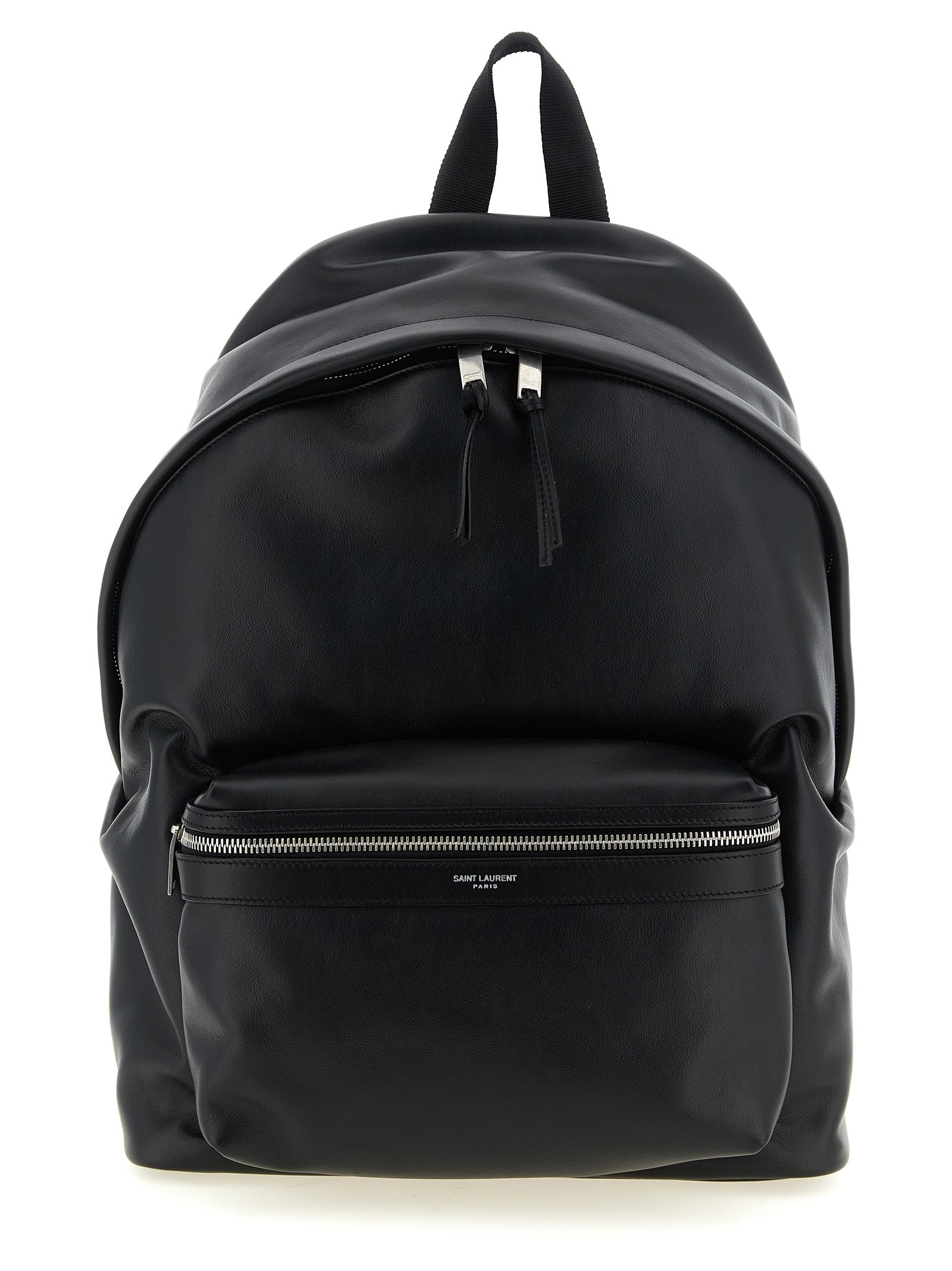 Saint Laurent Black Calfskin Backpack