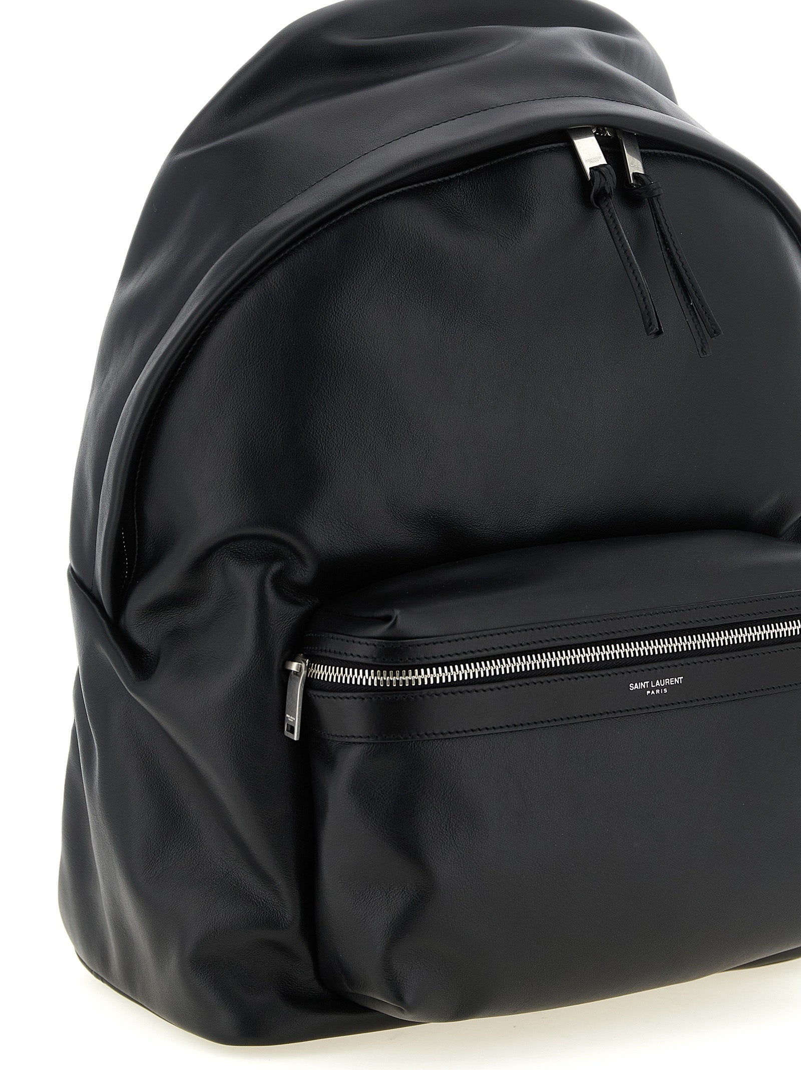 Saint Laurent Black Calfskin Backpack