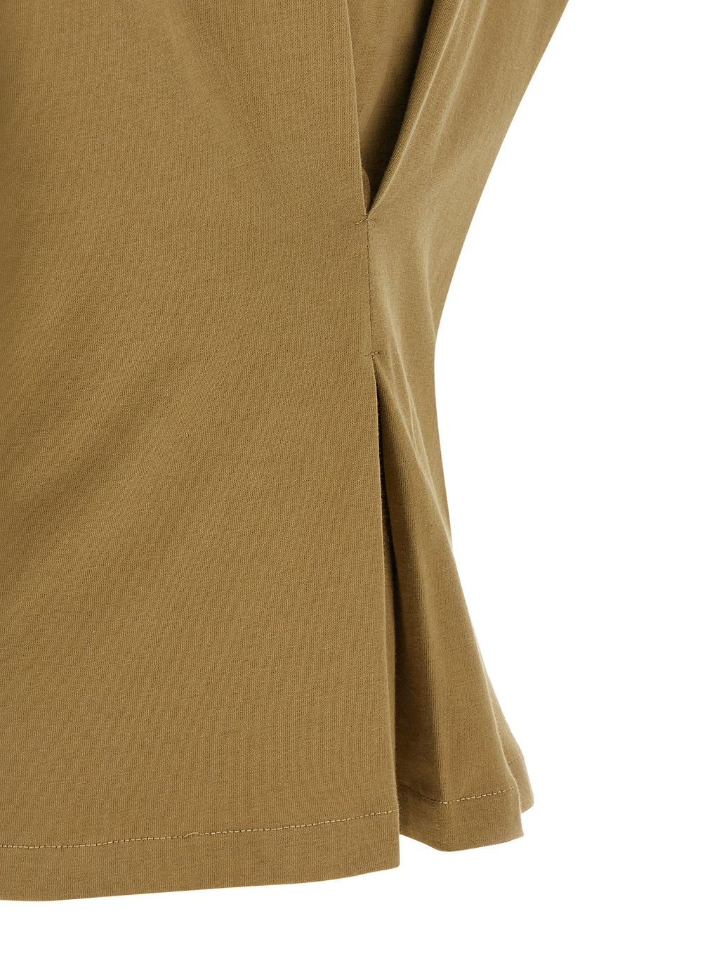 NUDE Brown Cotton T-Shirt