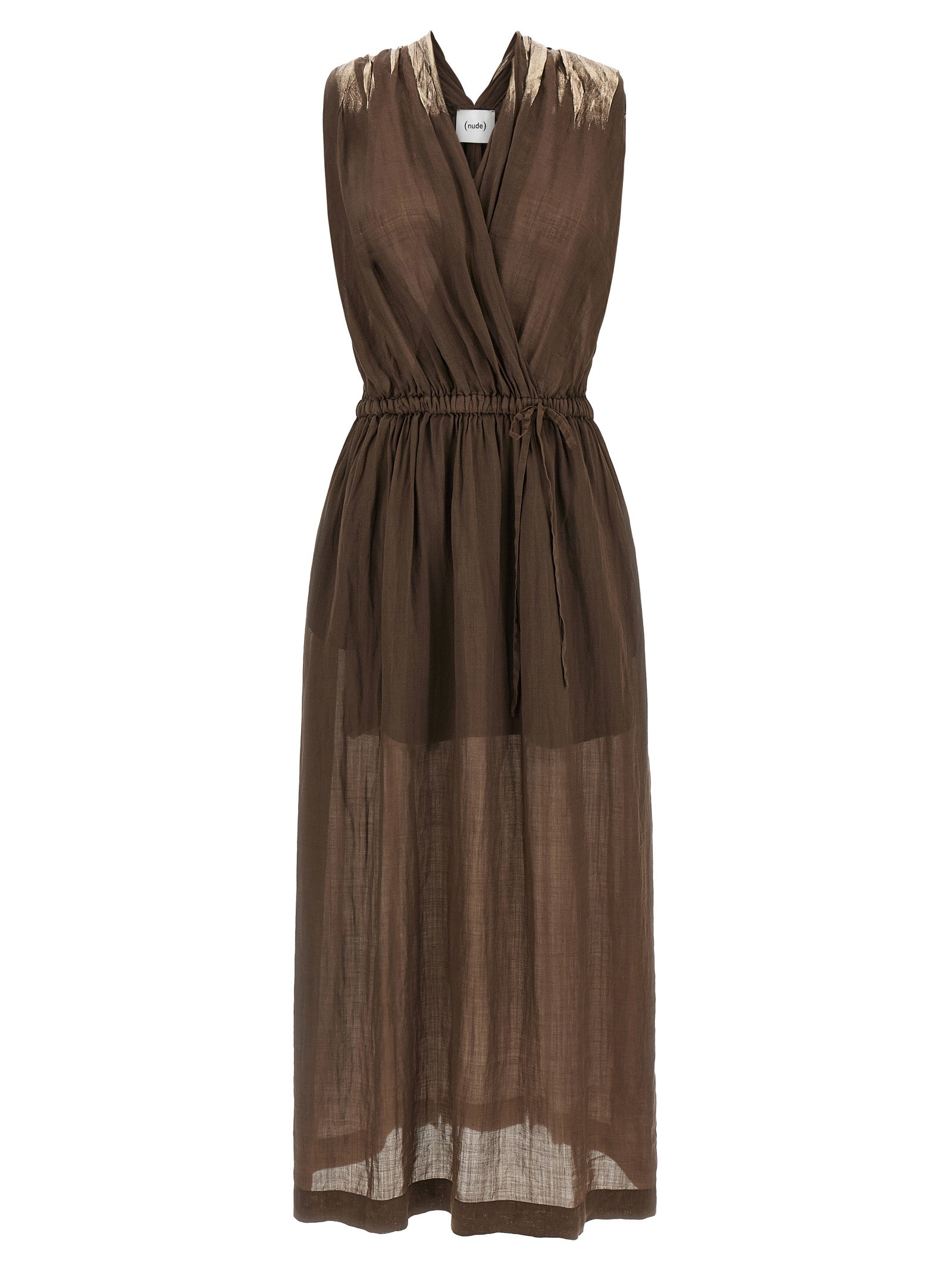 NUDE Brown Tencel Long Dress NUDE