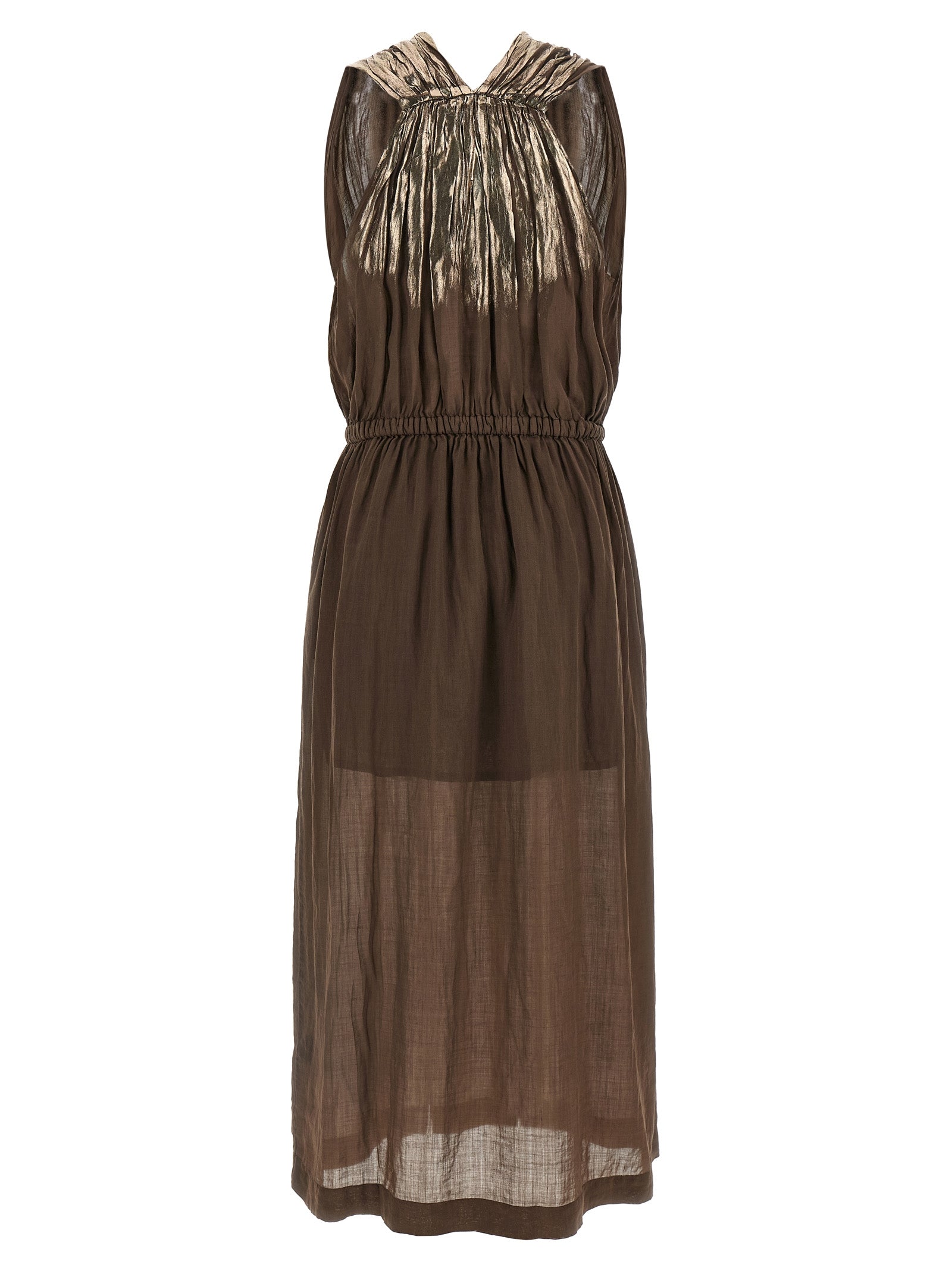 NUDE Brown Tencel Long Dress NUDE