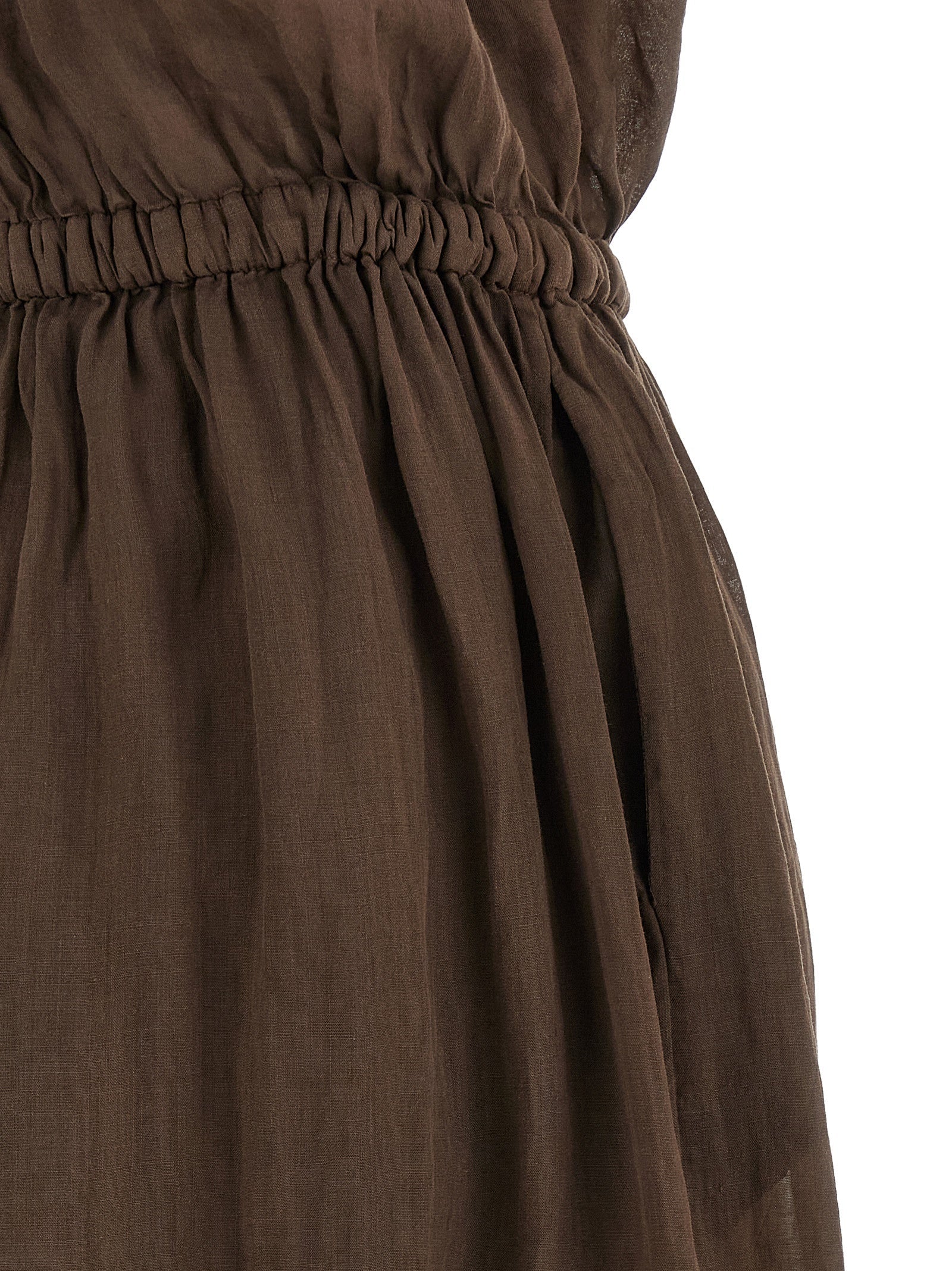 NUDE Brown Tencel Long Dress NUDE