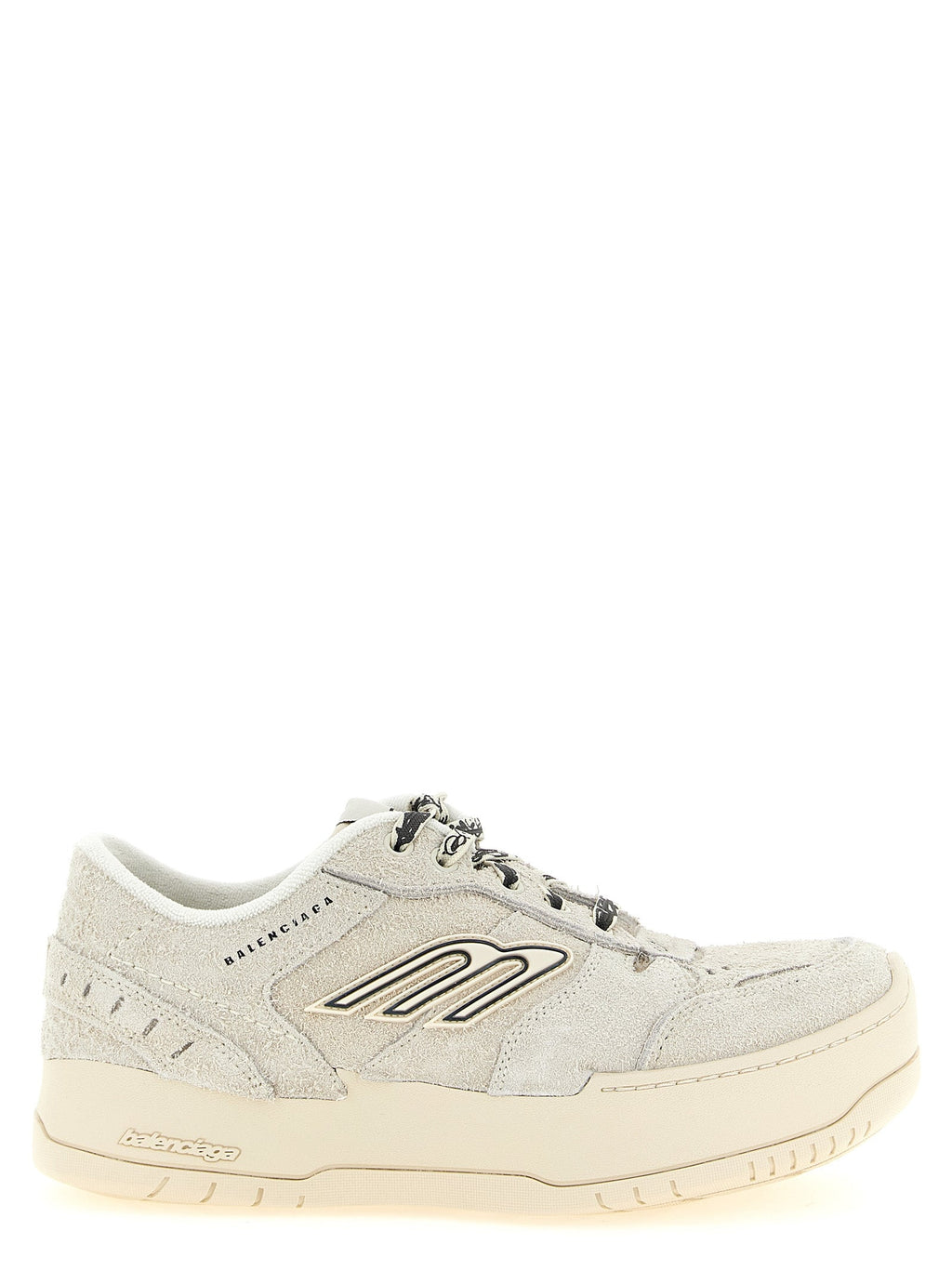 Balenciaga Beige Bovine Leather Platform Sneakers Balenciaga