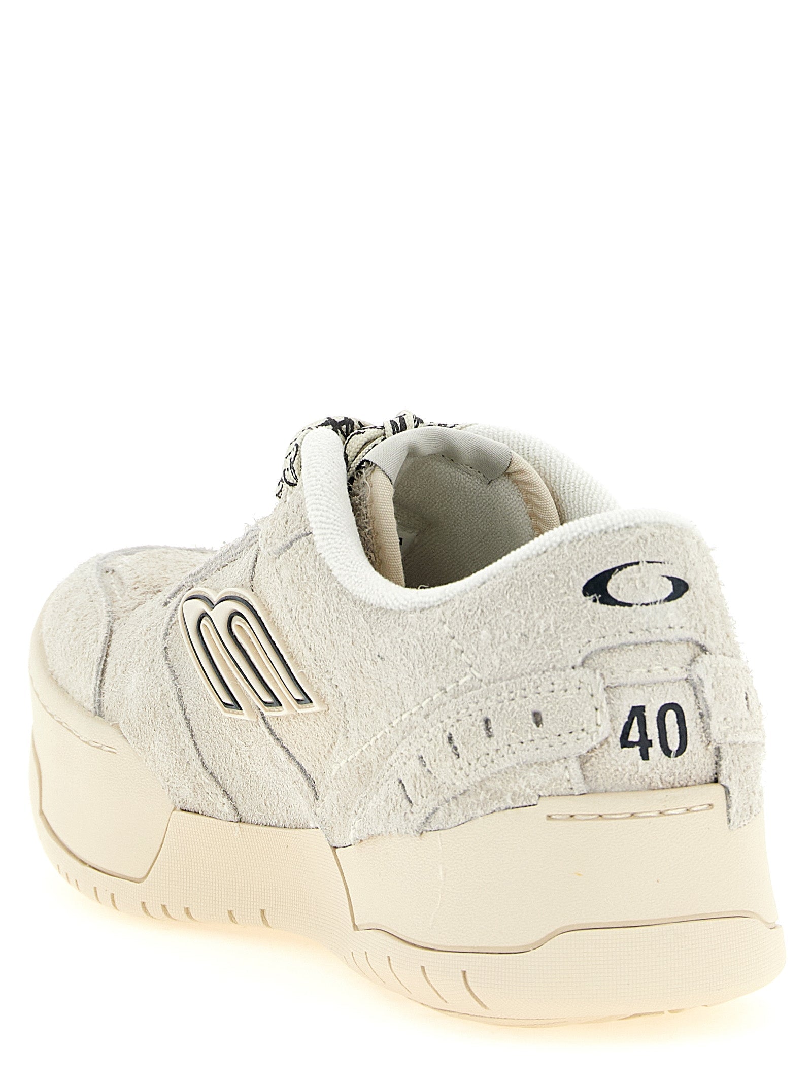 Balenciaga Beige Bovine Leather Platform Sneakers Balenciaga