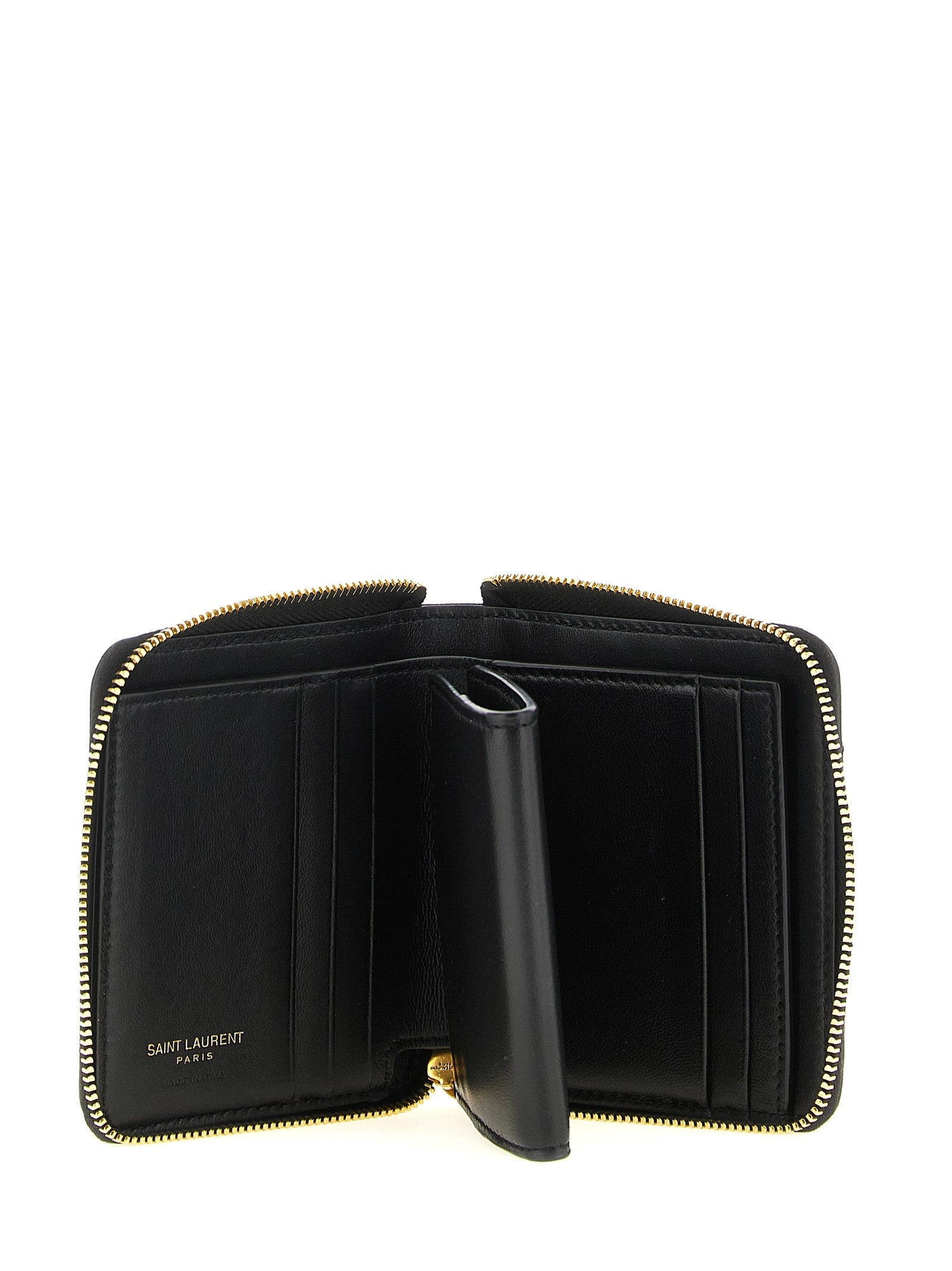 Saint Laurent Black Lamb Leather Cardholder Saint Laurent