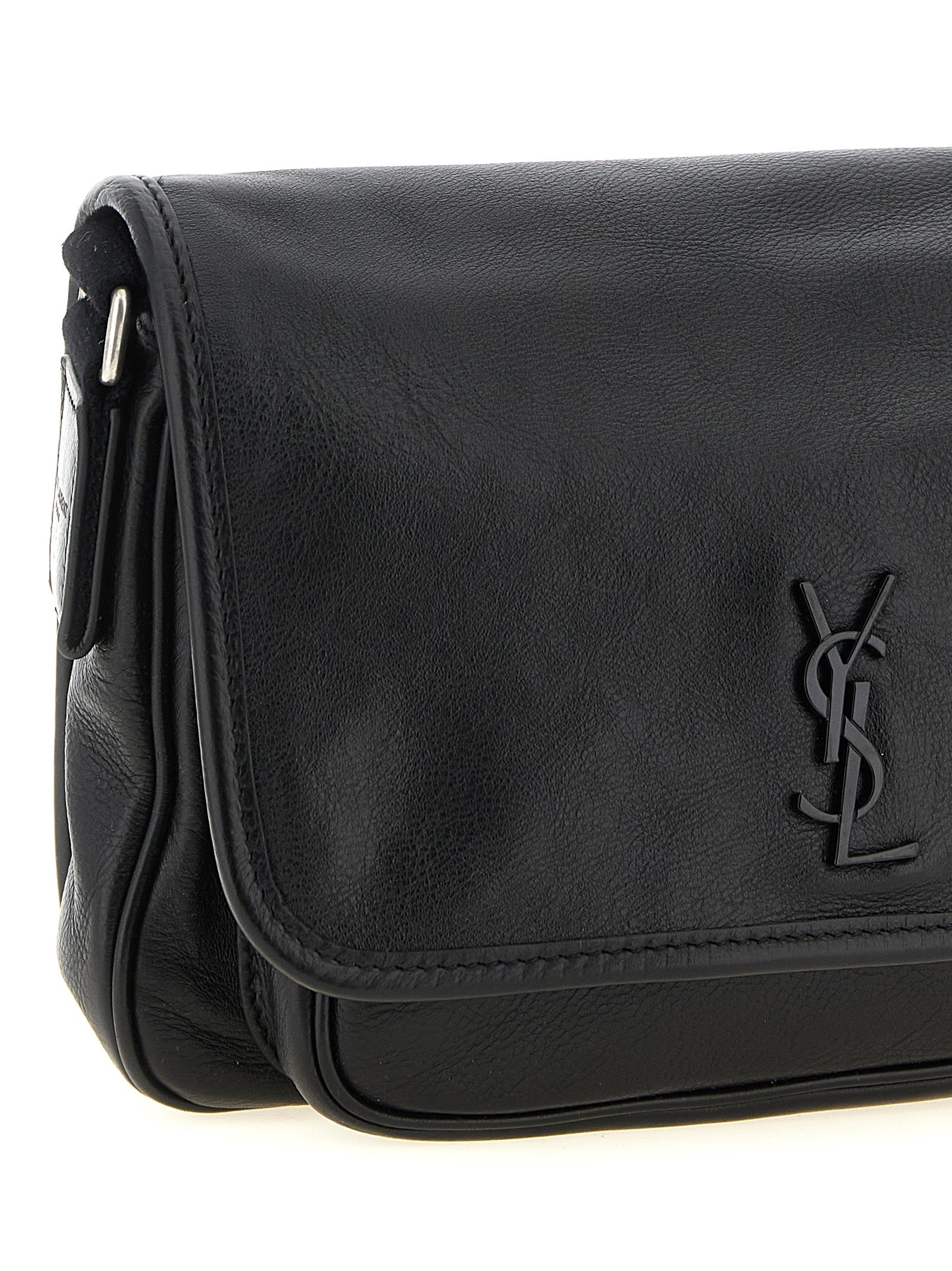 Saint Laurent Black Calfskin Crossbody Bag Saint Laurent