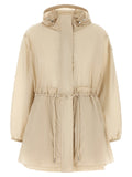 Moncler Beige Polyamide Shell Jacket Moncler