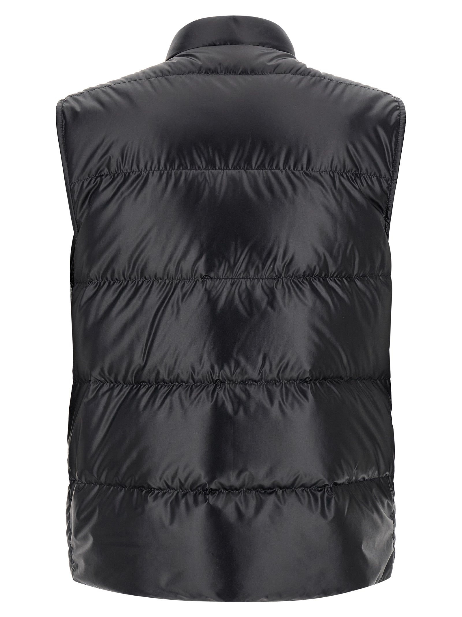 Moncler Blue Polyester Sleeveless Jacket Moncler
