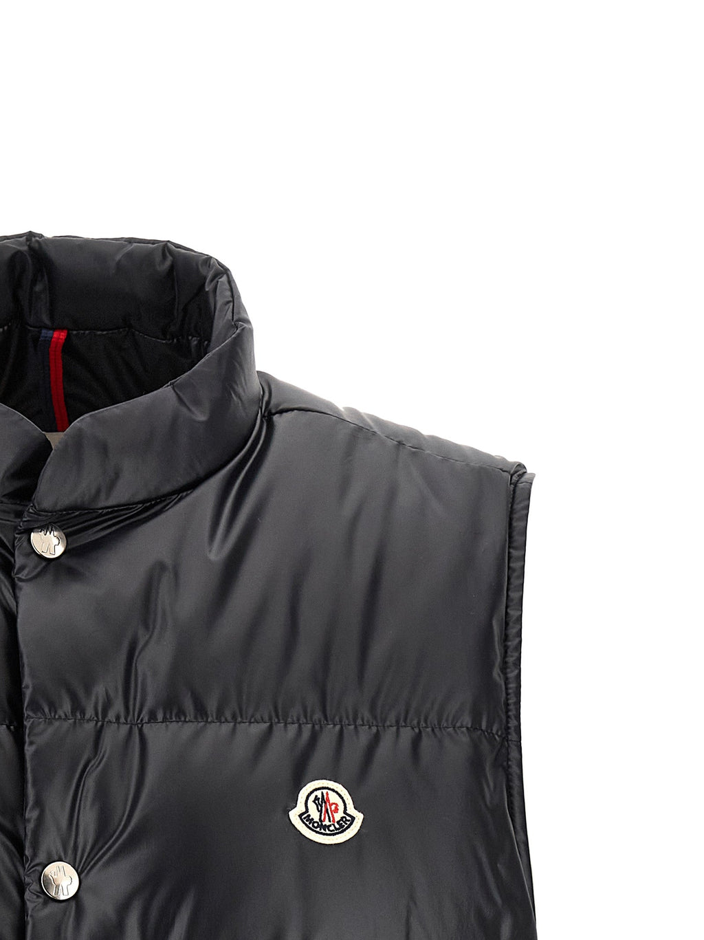Moncler Blue Polyester Sleeveless Jacket Moncler