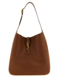 Saint Laurent Brown Calfskin Shoulder Bag Saint Laurent