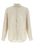 MC2 Saint Barth Beige Linen Blouse MC2 Saint Barth