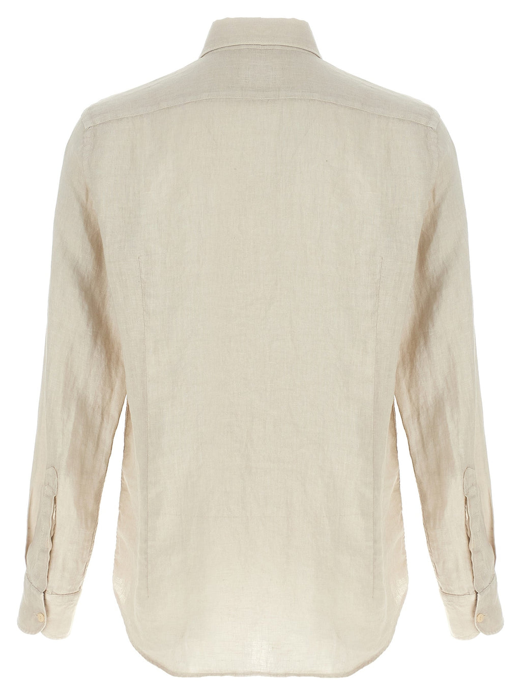 MC2 Saint Barth Beige Linen Blouse MC2 Saint Barth