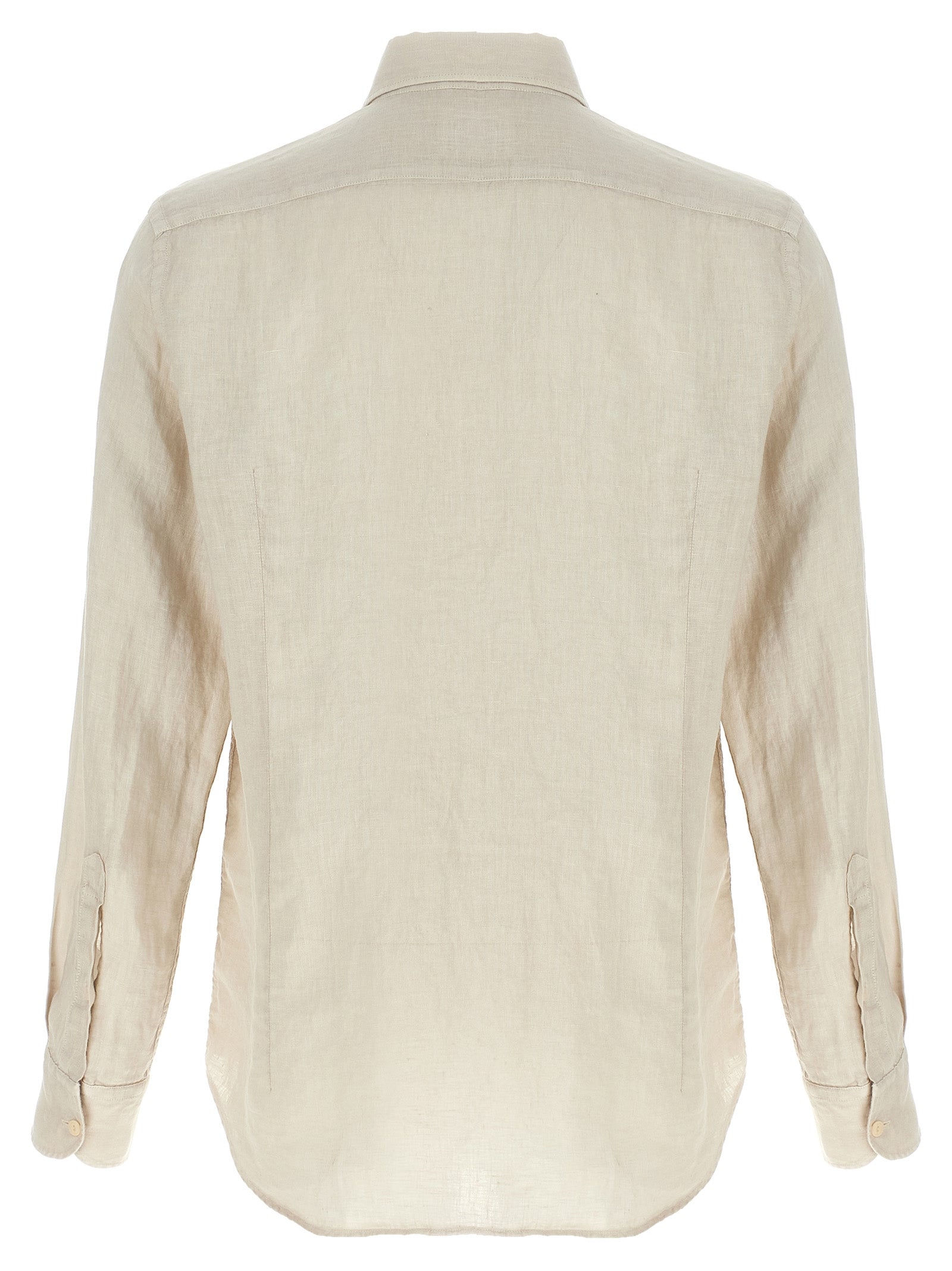 MC2 Saint Barth Beige Linen Blouse MC2 Saint Barth