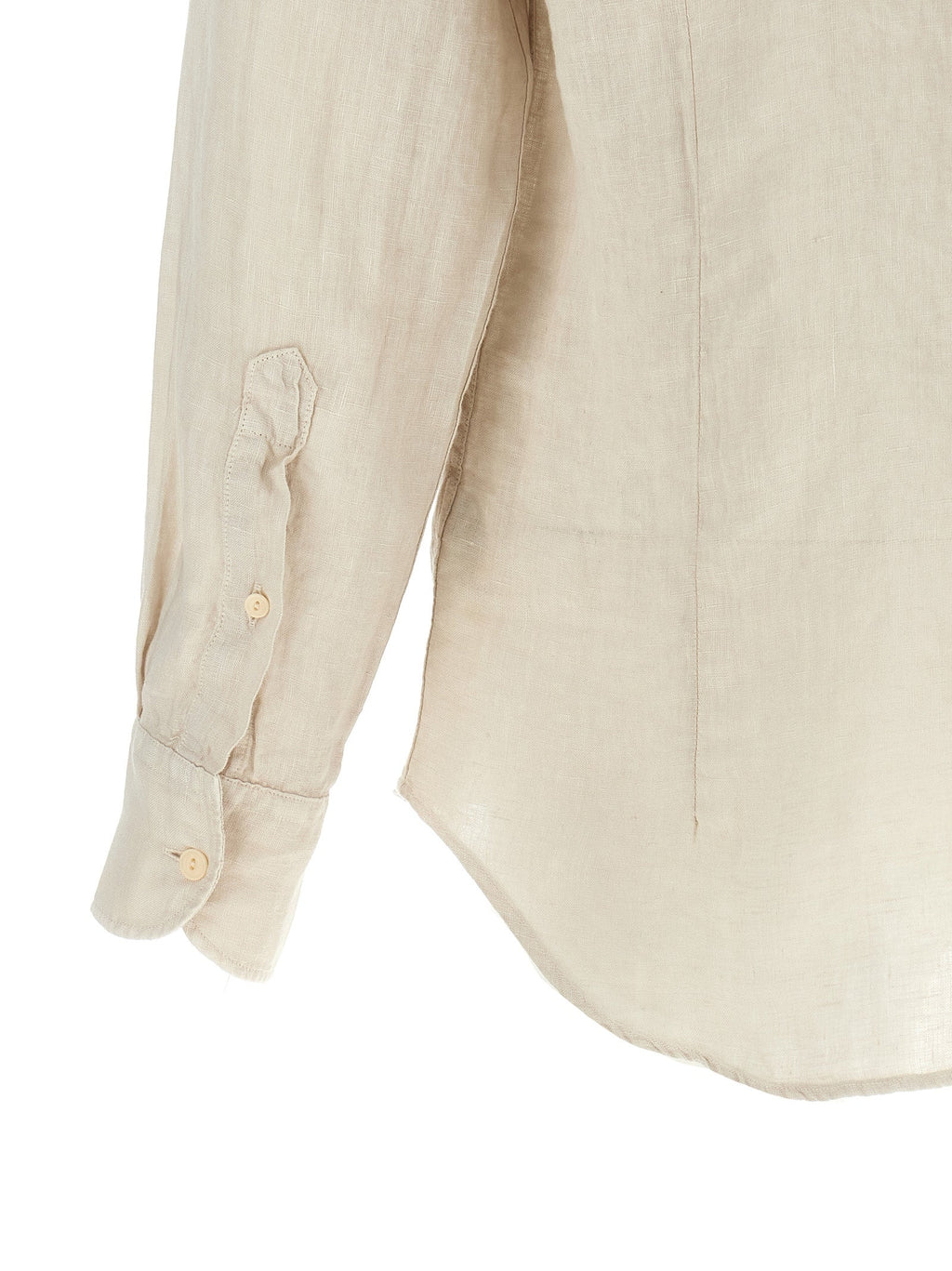 MC2 Saint Barth Beige Linen Blouse MC2 Saint Barth