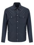 Moncler Blue Polyamide Blouse Moncler