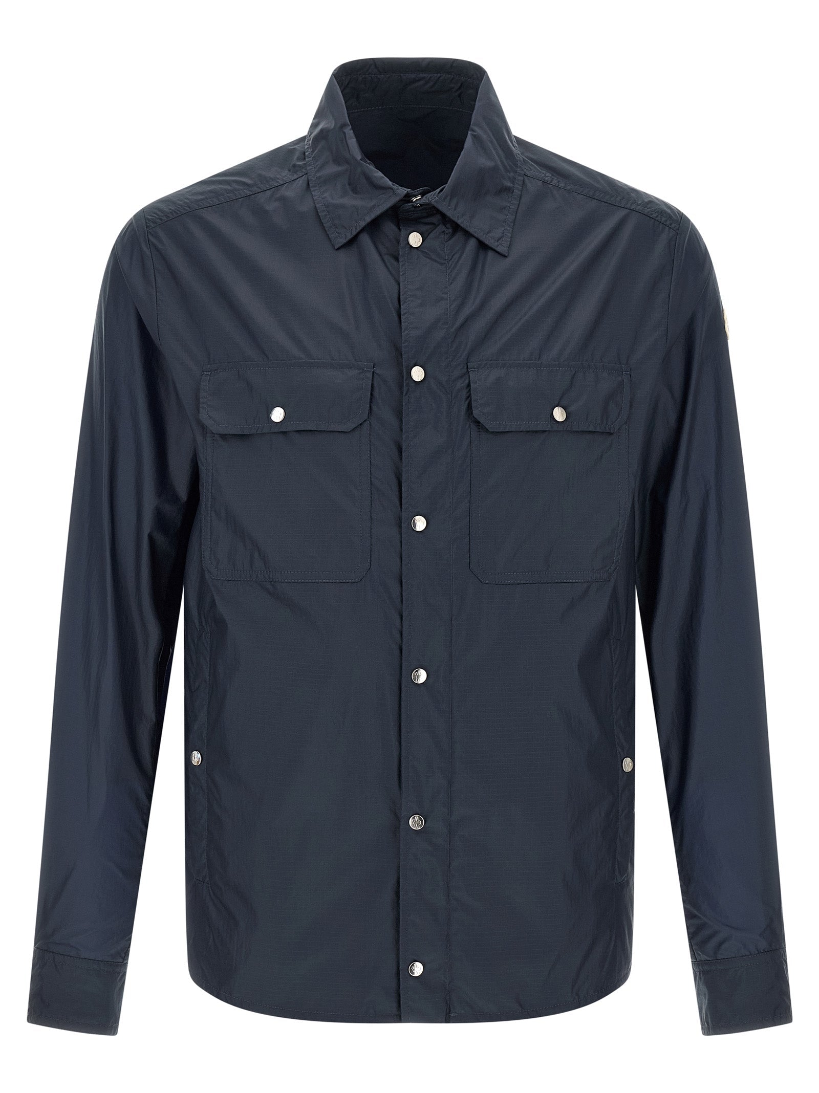 Moncler Blue Polyamide Blouse Moncler