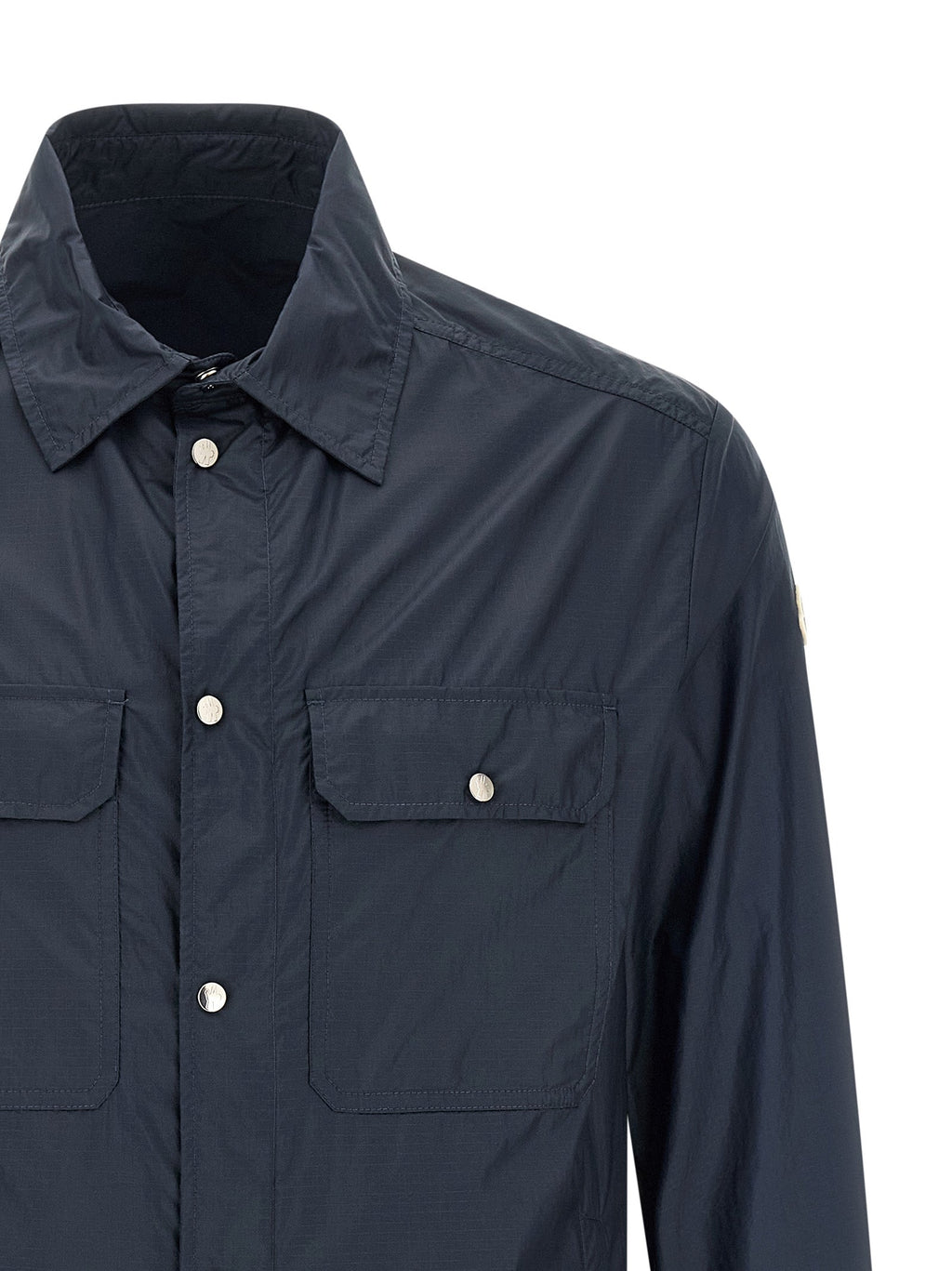 Moncler Blue Polyamide Blouse Moncler