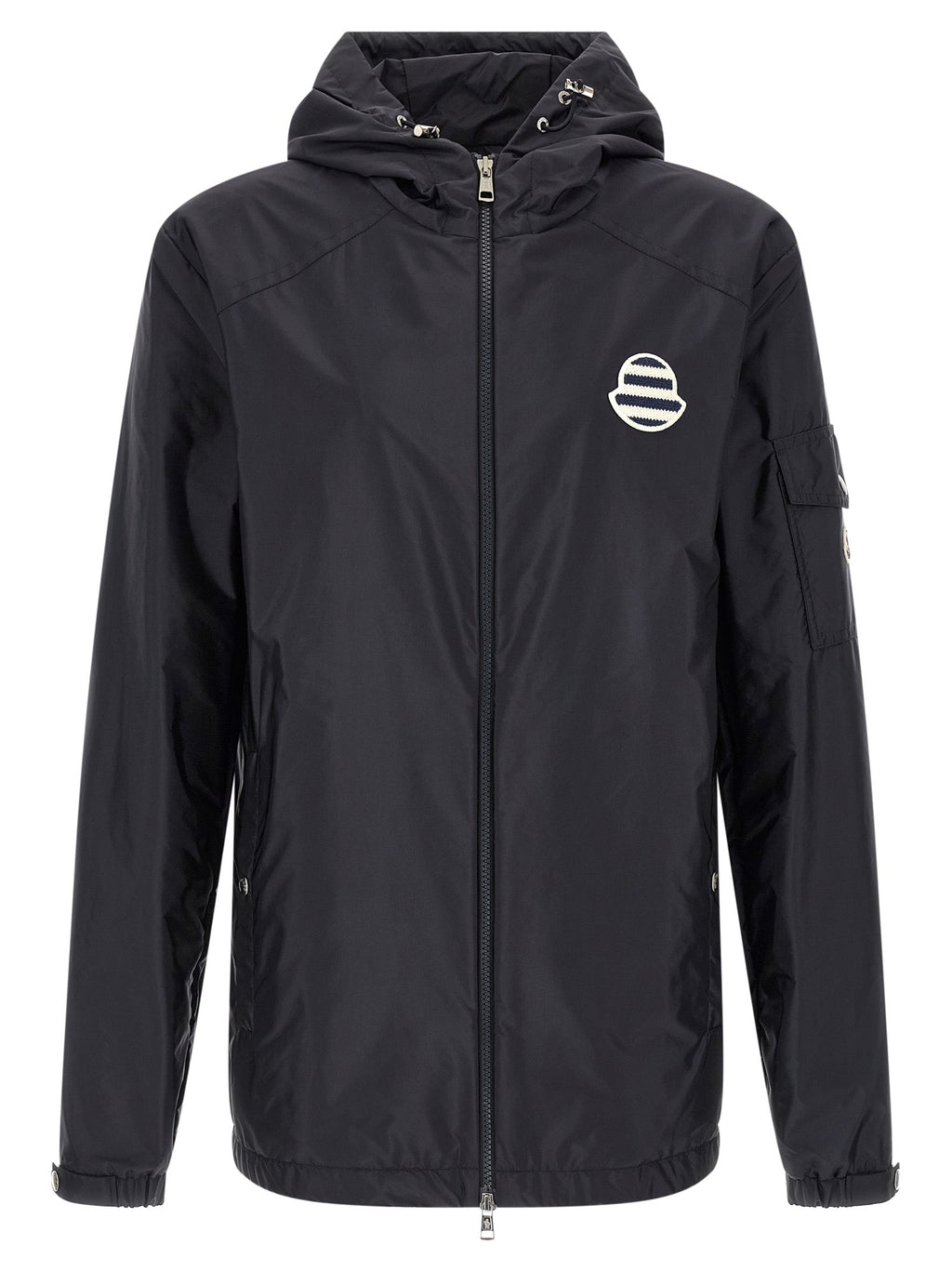 Moncler Blue Polyamide Shell Jacket Moncler