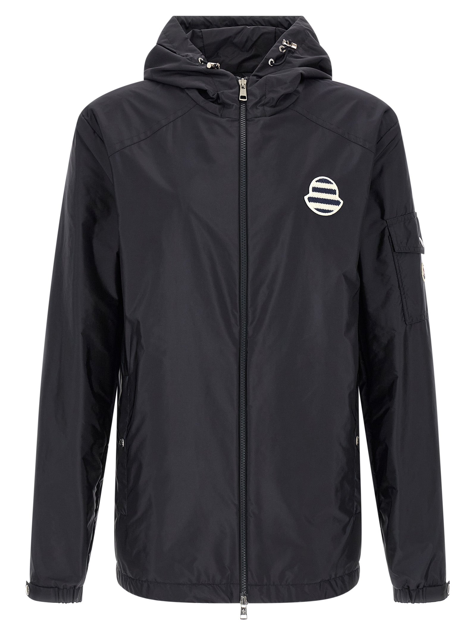 Moncler Blue Polyamide Shell Jacket Moncler