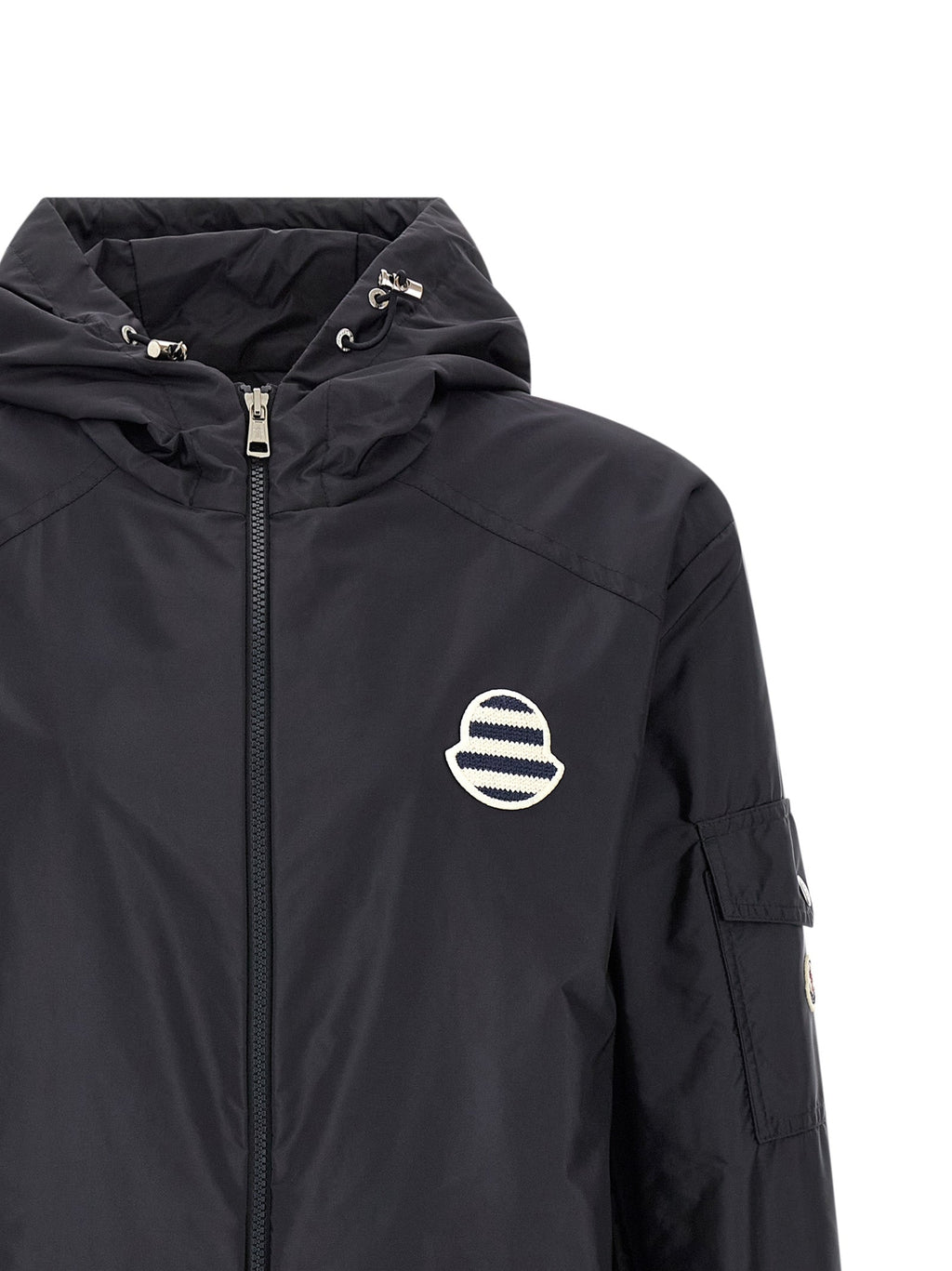 Moncler Blue Polyamide Shell Jacket Moncler