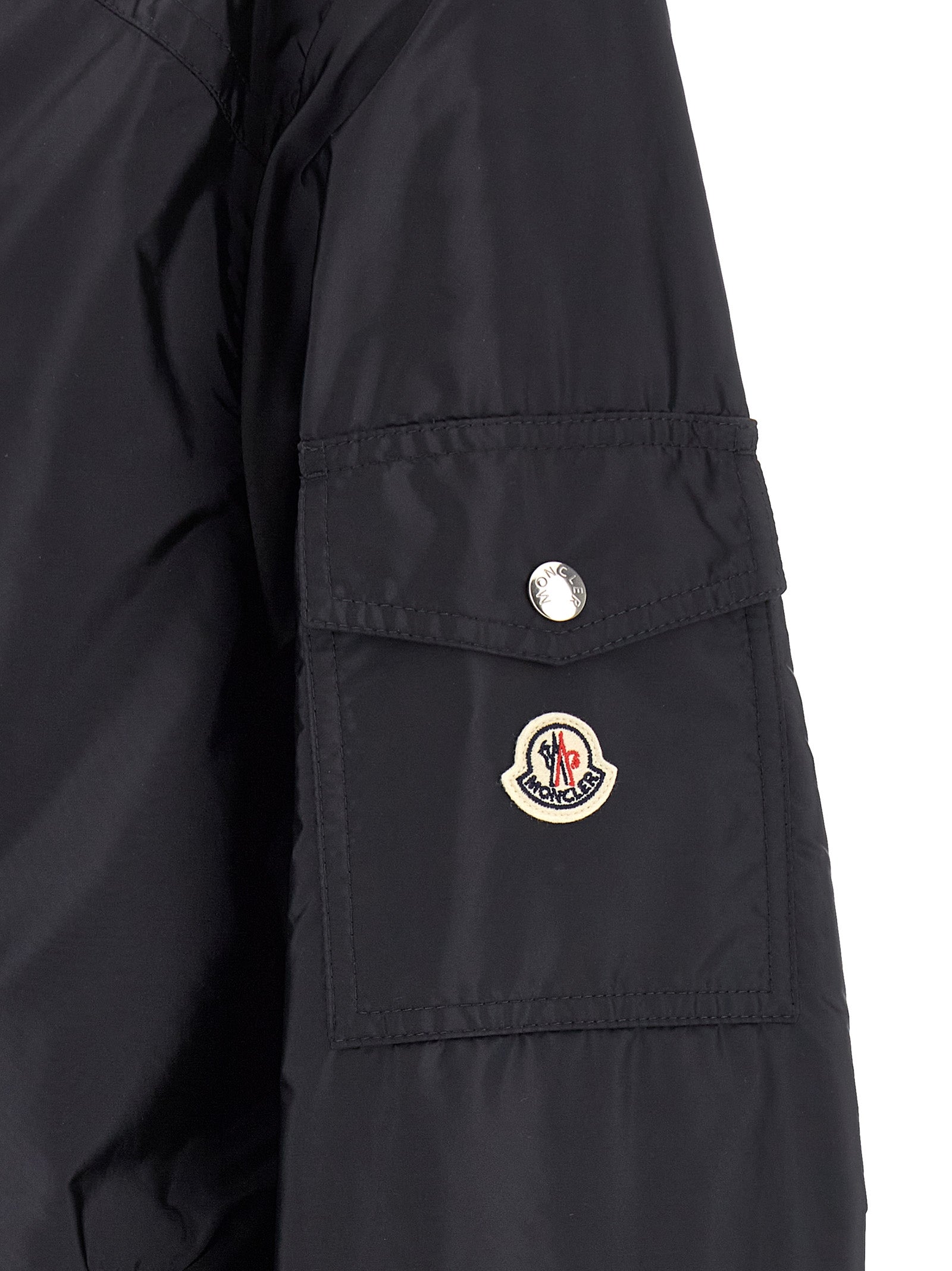 Moncler Blue Polyamide Shell Jacket Moncler