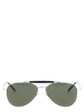 Saint Laurent Silver Acetate Sunglasses Saint Laurent