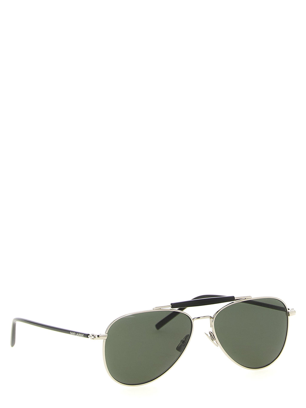 Saint Laurent Silver Acetate Sunglasses Saint Laurent