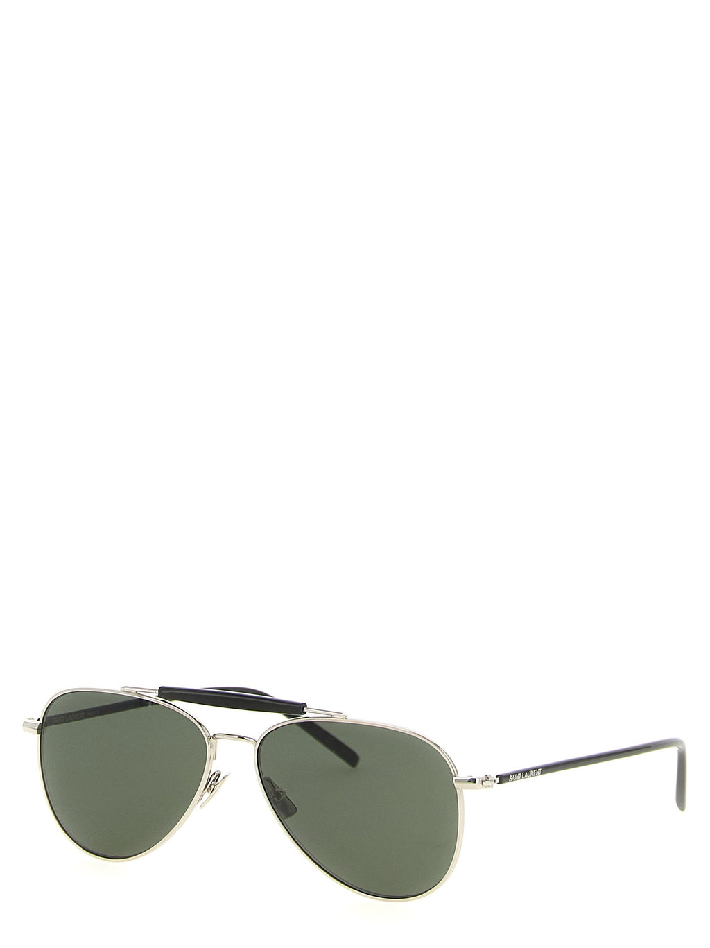 Saint Laurent Silver Acetate Sunglasses Saint Laurent
