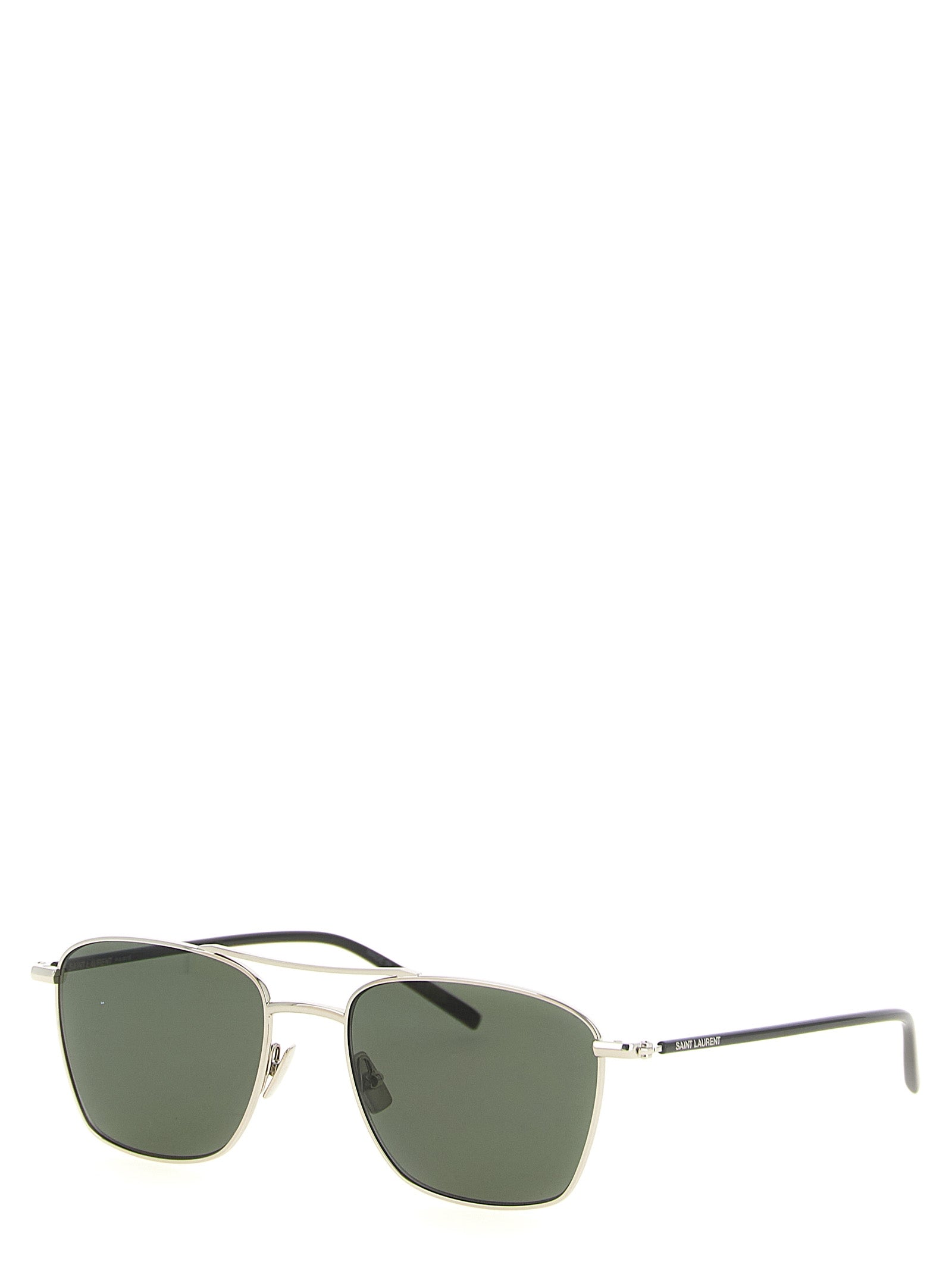 Saint Laurent Silver Acetate Sunglasses Saint Laurent