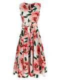 SAMANTHA SUNG Multicolor Cotton Midi Dress SAMANTHA SUNG