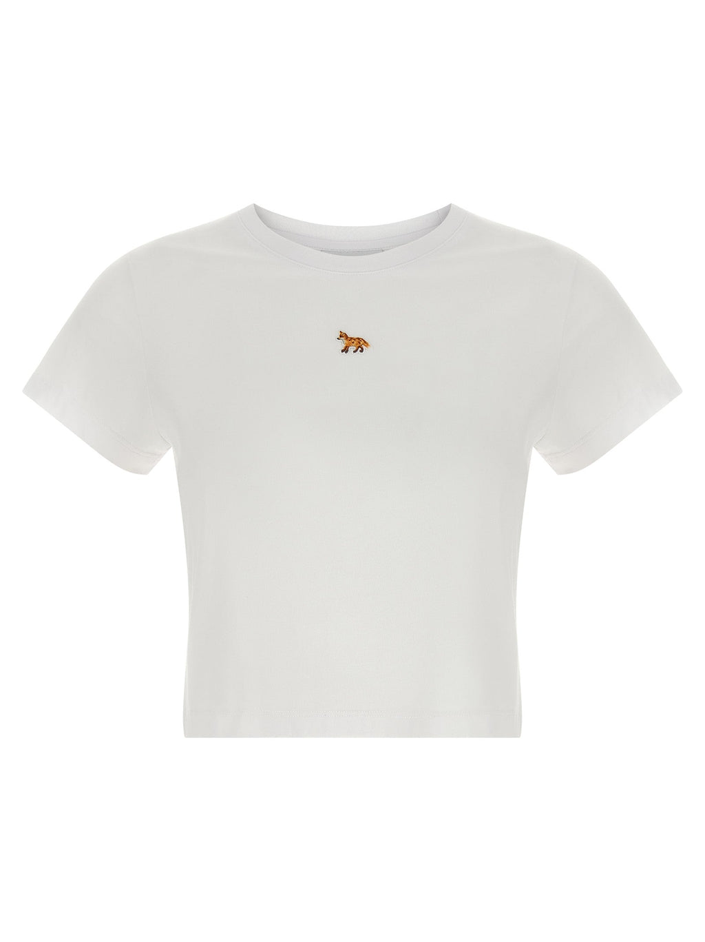 Maison Kitsuné White Cotton T-Shirt Maison Kitsuné