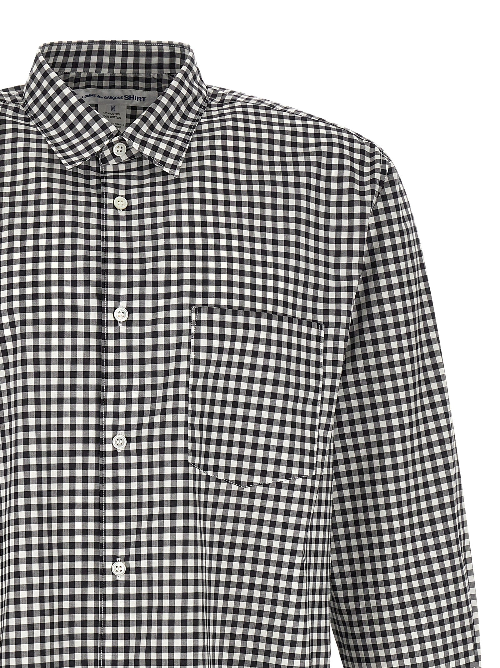 Comme Des Garçons Black Cotton Blouse Comme Des Garçons