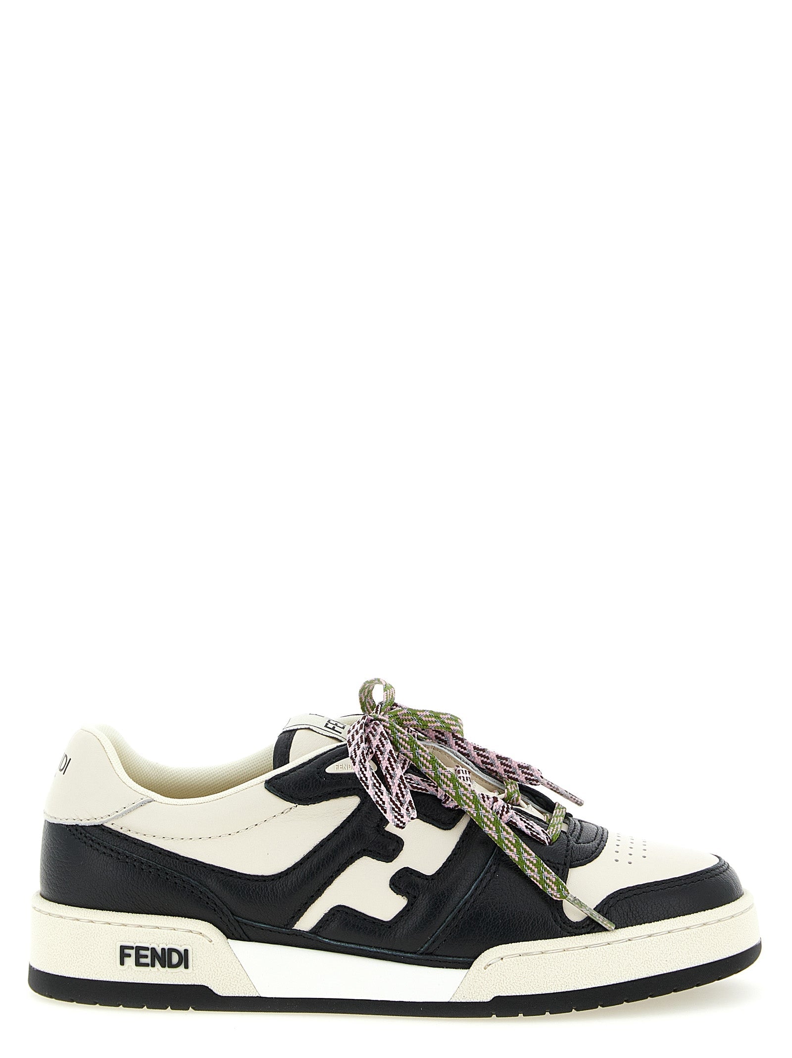 Fendi Bicolor Calfskin Athletic Sneakers Fendi