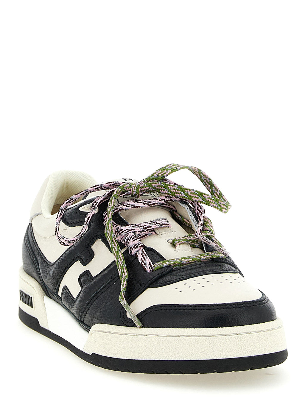 Fendi Bicolor Calfskin Athletic Sneakers Fendi