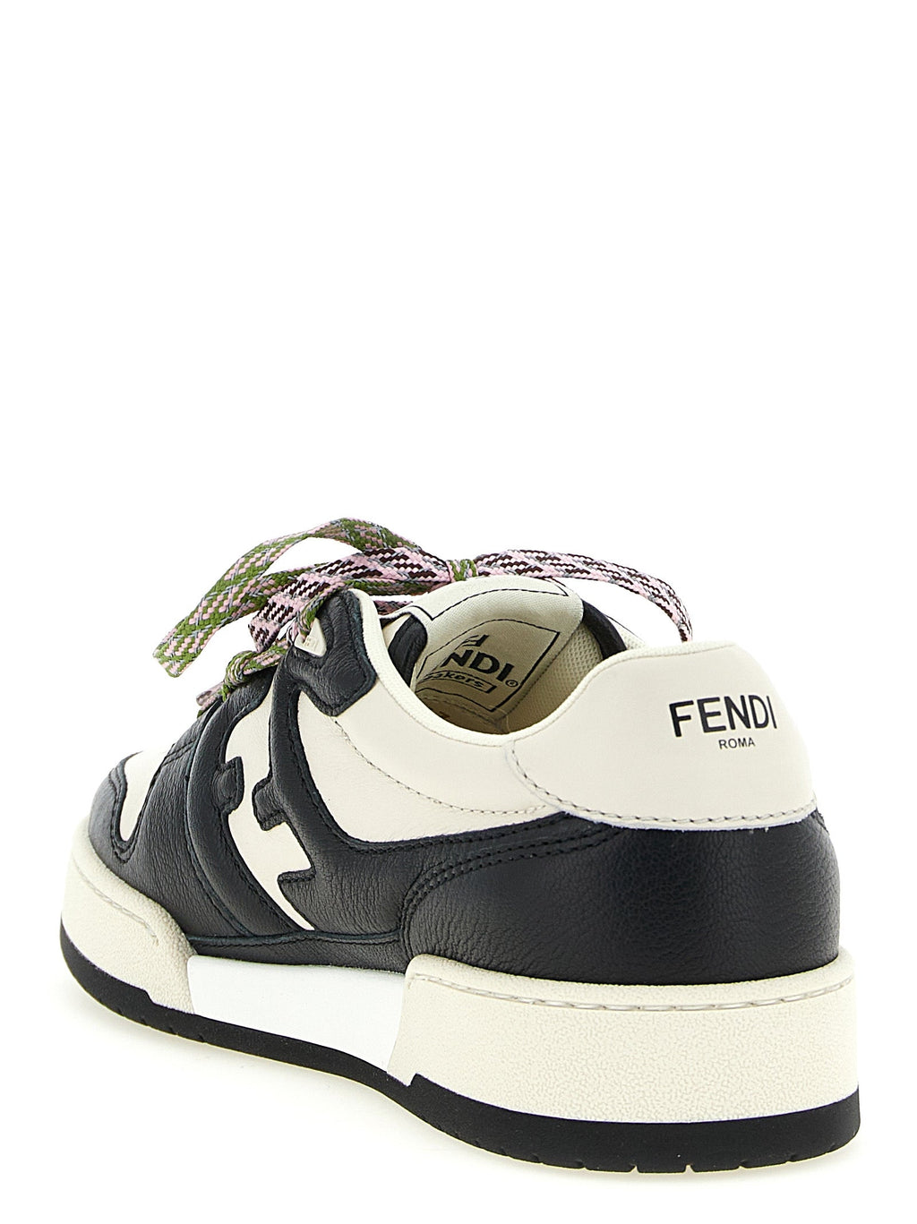 Fendi Bicolor Calfskin Athletic Sneakers Fendi