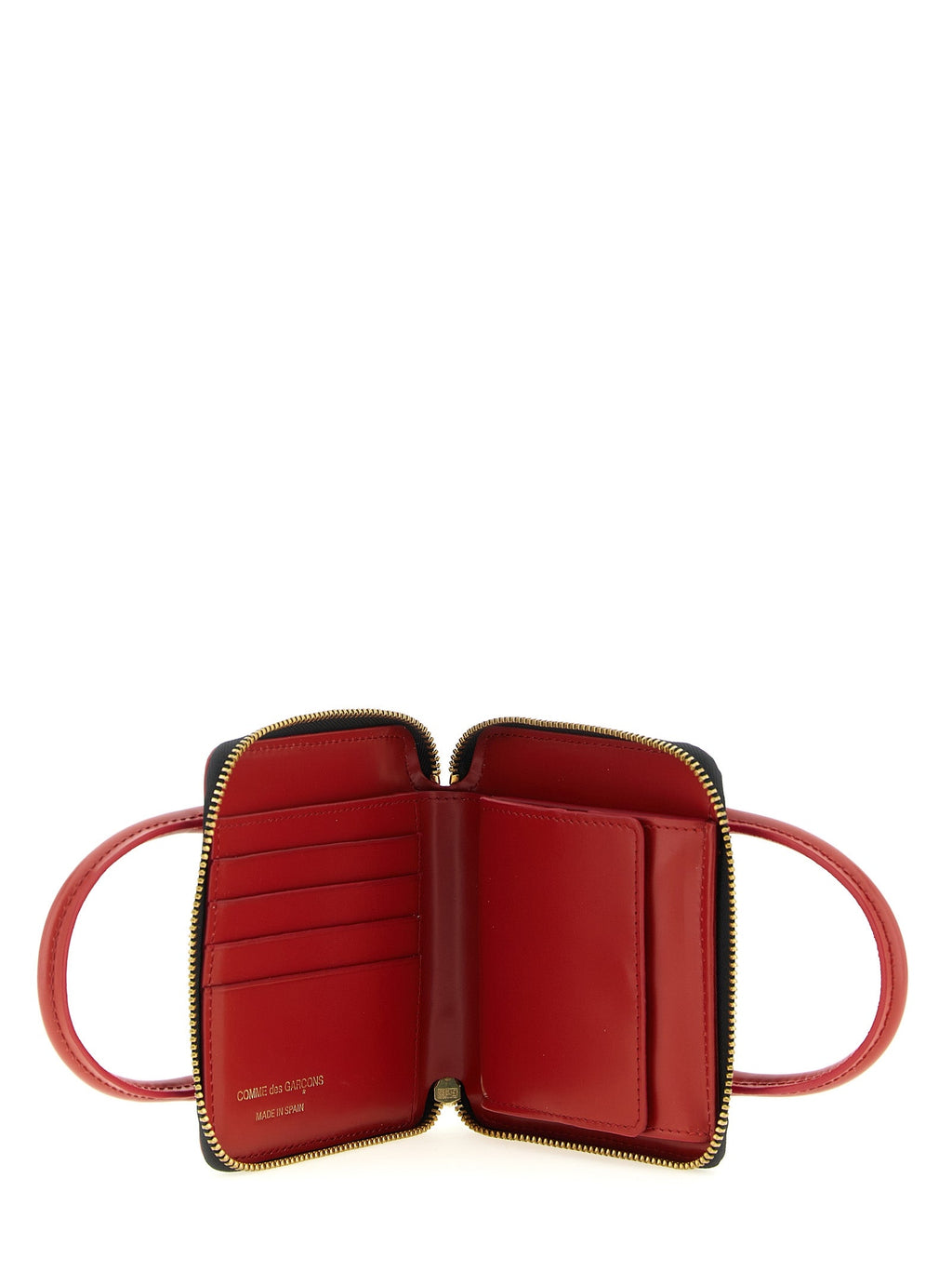 Comme Des Garçons Multicolor Cowhide Cardholder Comme Des Garçons